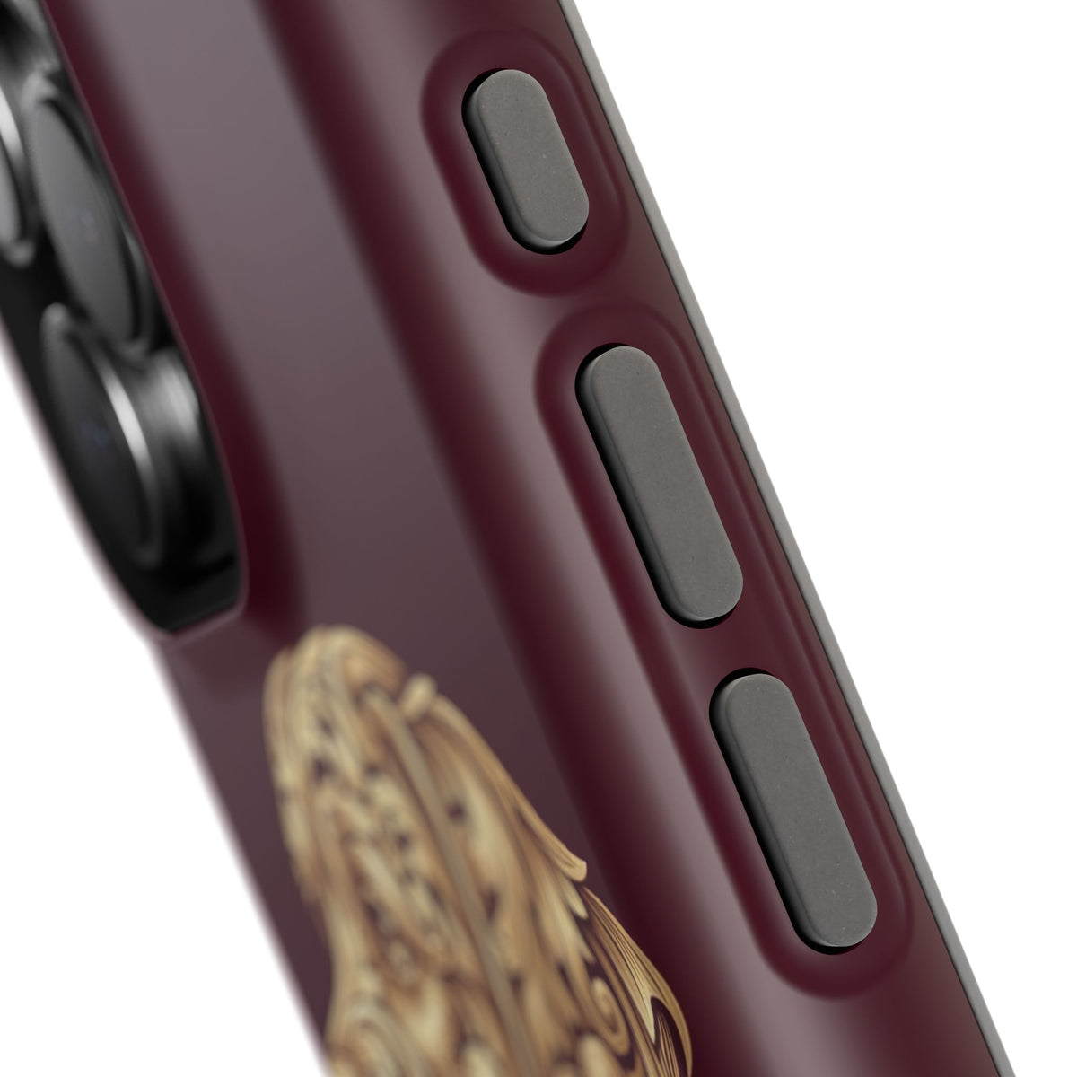Personalized Gold Filigree Labrador Phone Case — Tough Magnetic Case with Wireless Charging
