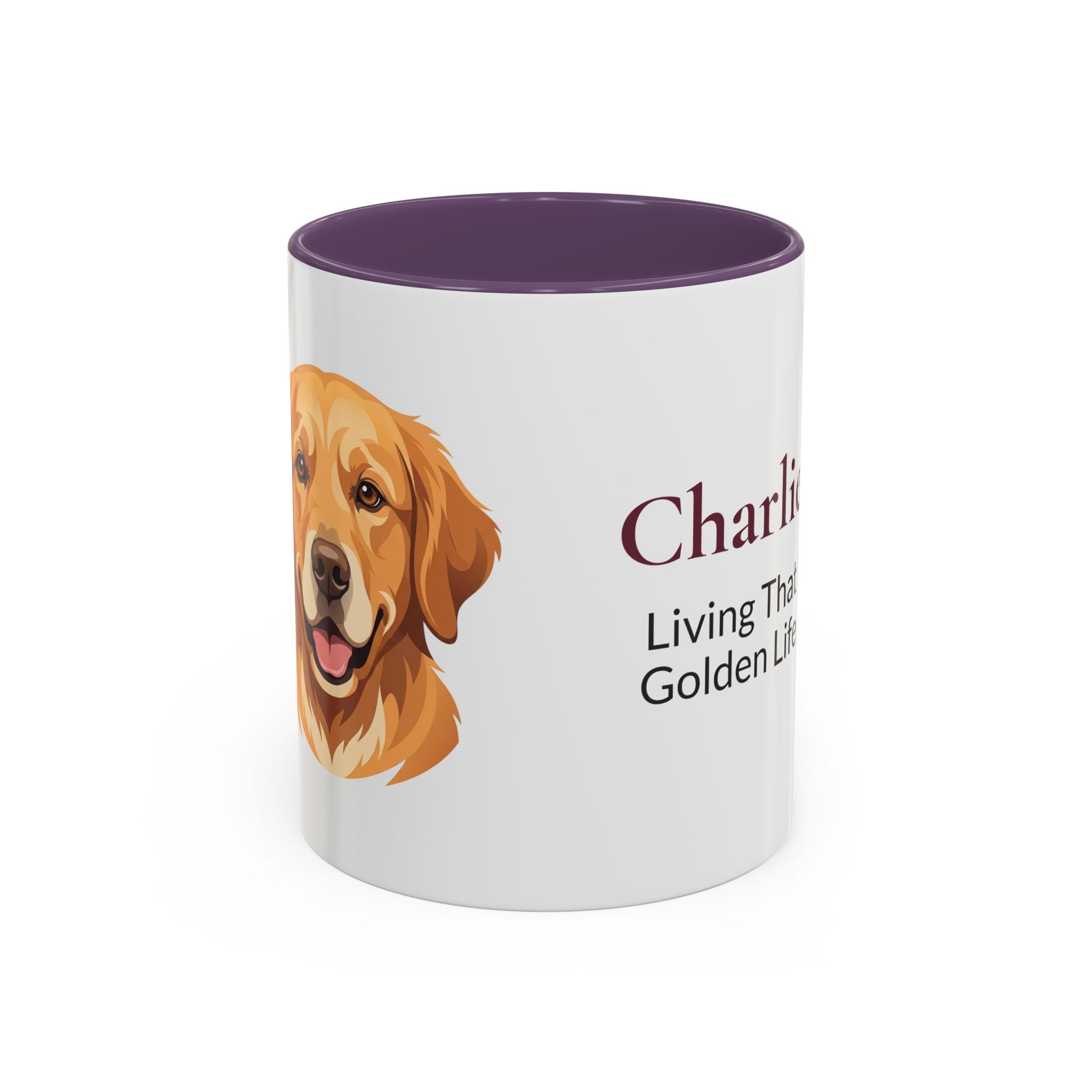 Personalized Golden Retriever Mug | Custom Name & Message Dog Lover Coffee Mug