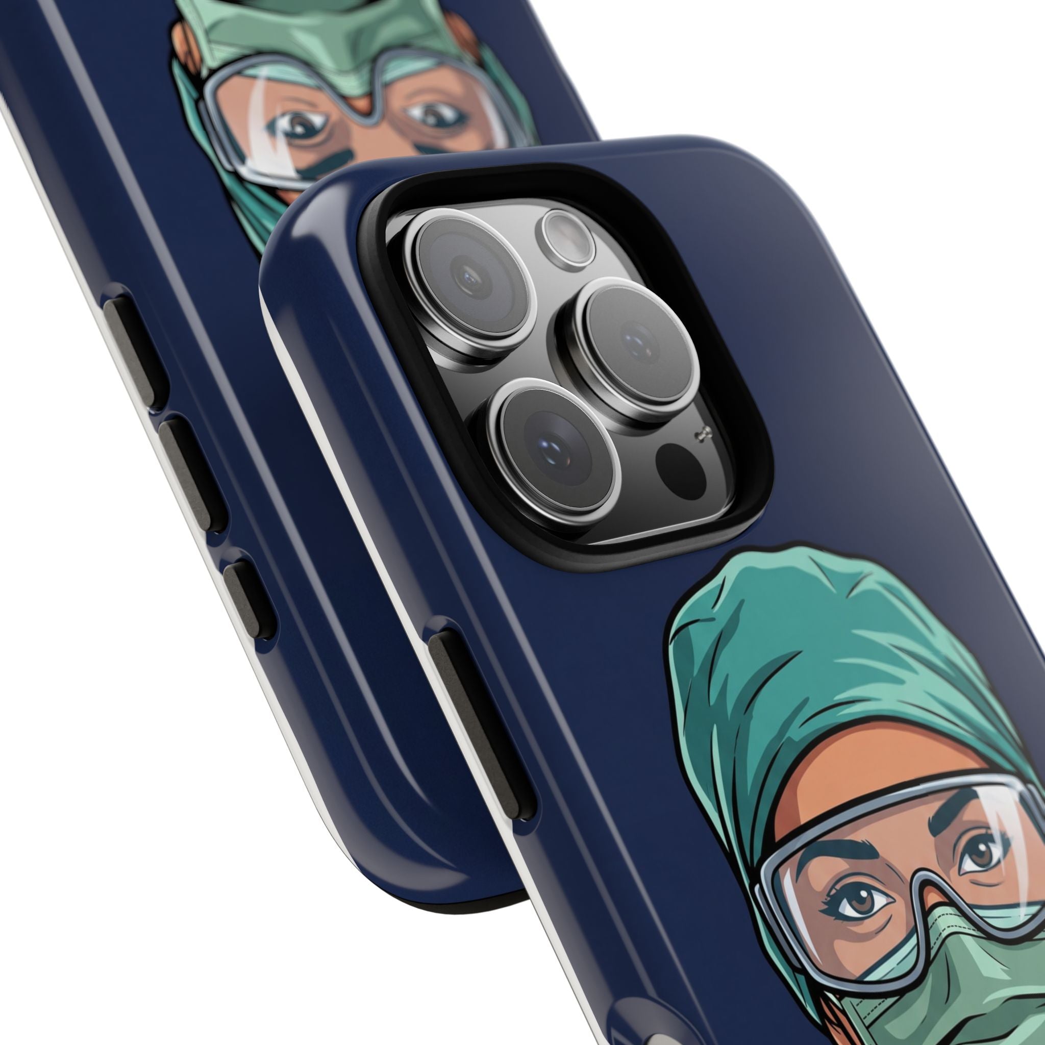 Nurse Illustrated Portrait Phone Case | iPhone & Samsung