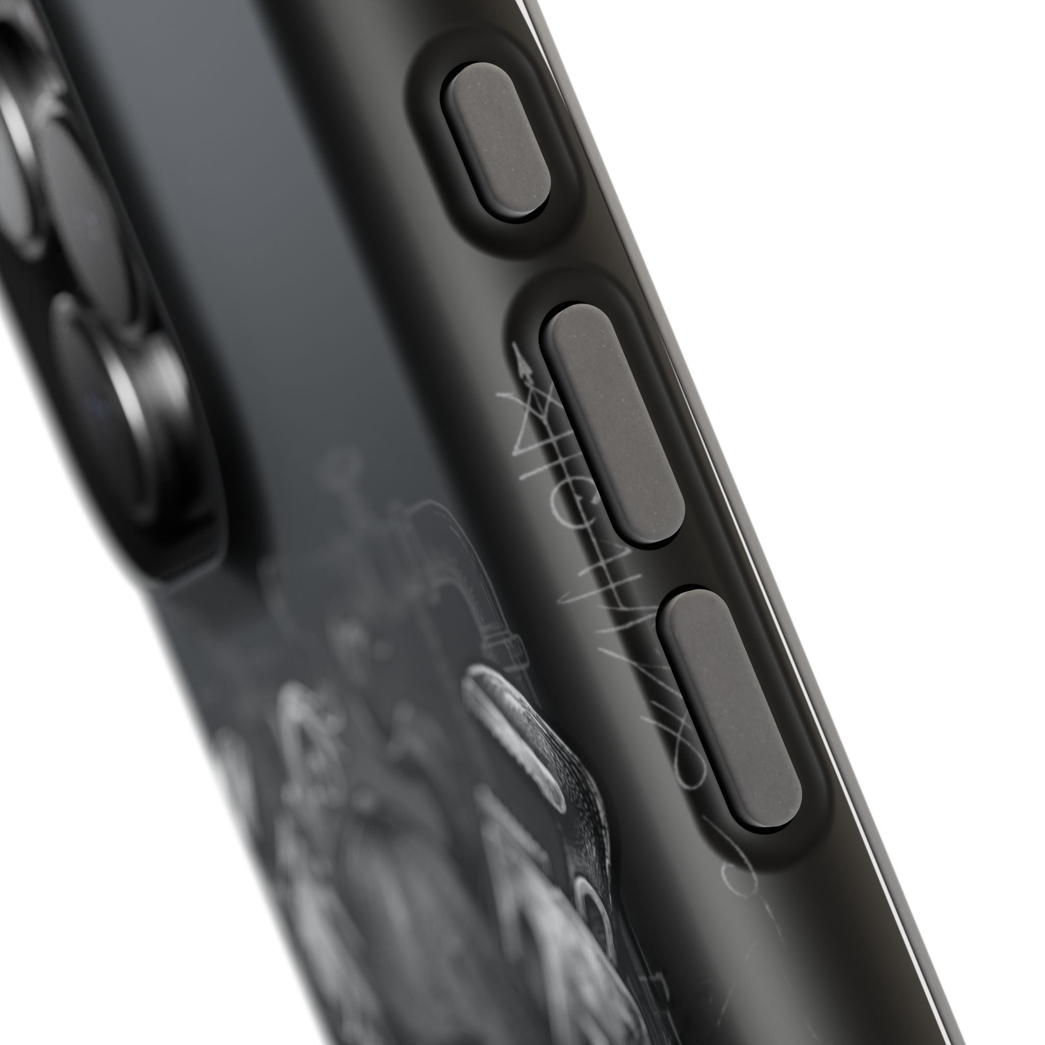 Skull & Wrenches Plumber Phone Case — Wireless Charging Cover