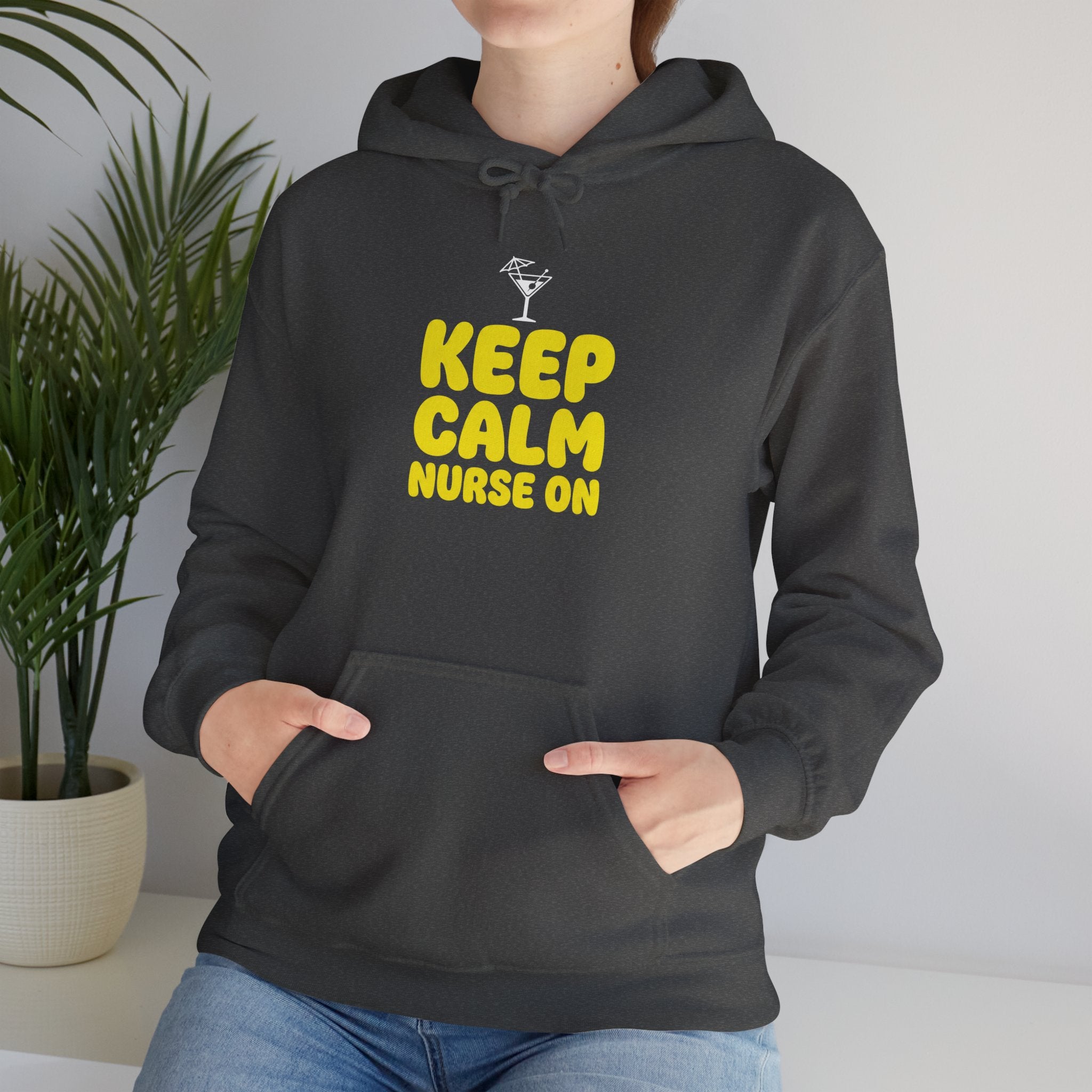 Keep Calm Nurse On Hoodie — Funny Nurse Graphic Pullover