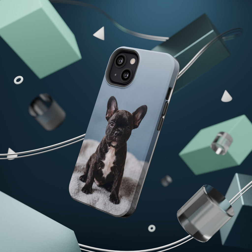 French Bulldog Puppy Phone Case — Impact-Resistant Wireless Charging Cover