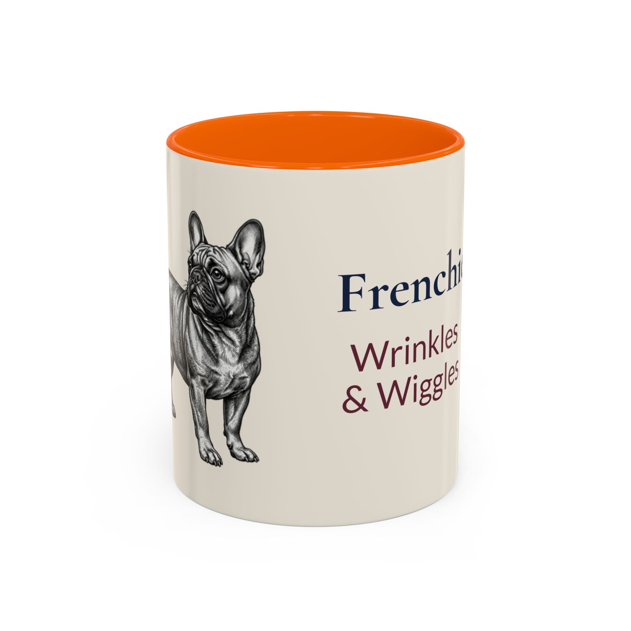 Personalized Frenchie Mug – Custom Name Coffee Mug – French Bulldog Lover Gift
