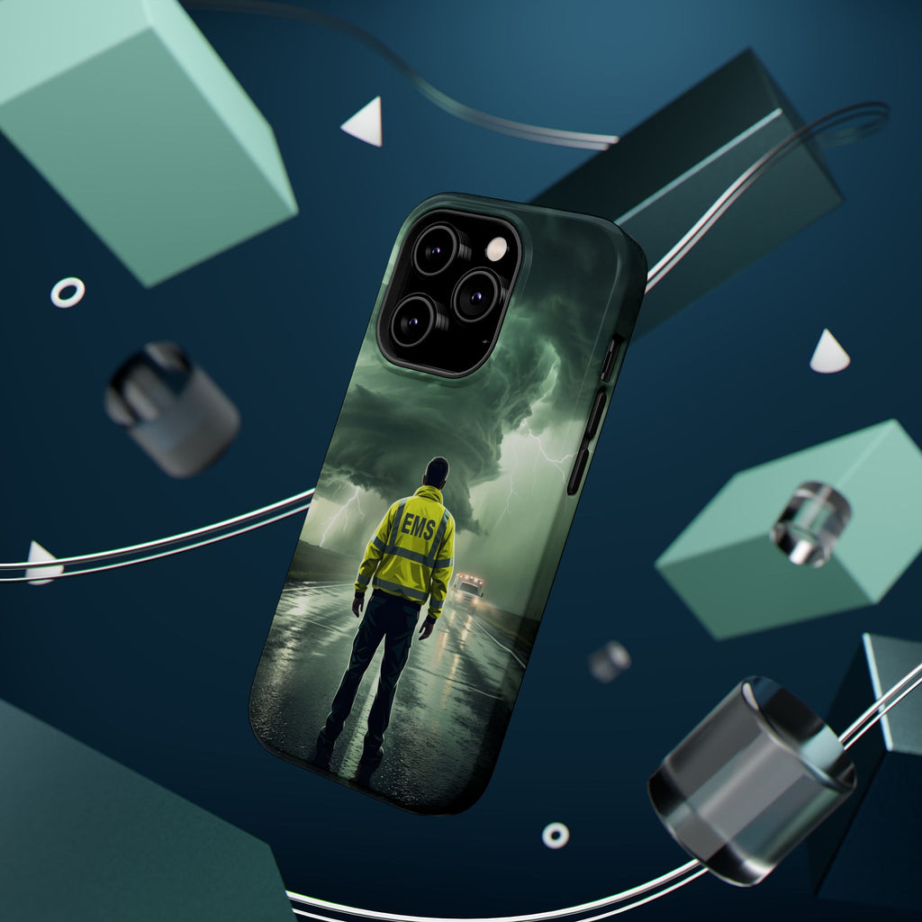 EMS Green Storm Phone Case — Magnetic Wireless Charging Cover