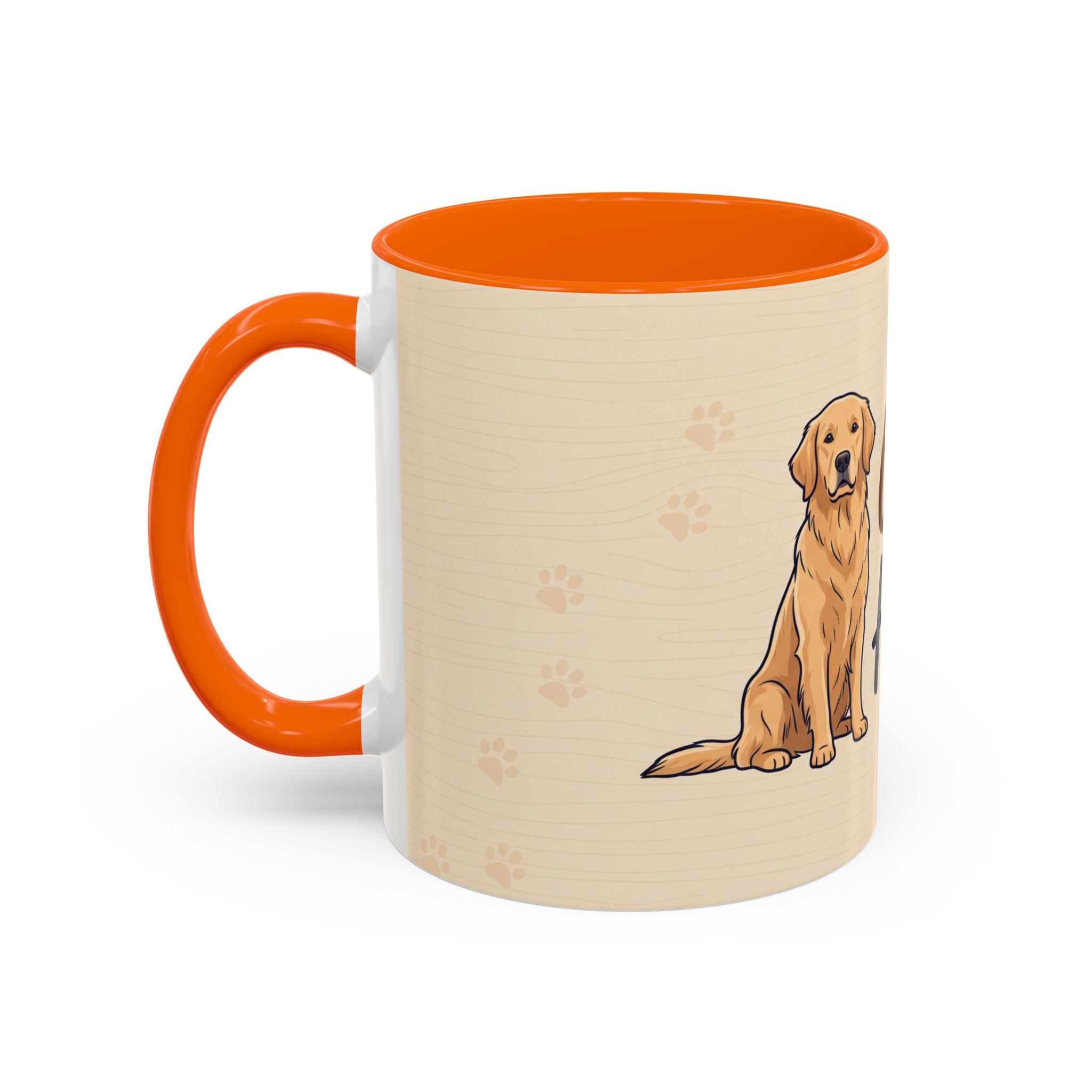 Golden Hearted Mug | Golden Retriever Lover Gift | Cute Dog Coffee Mug