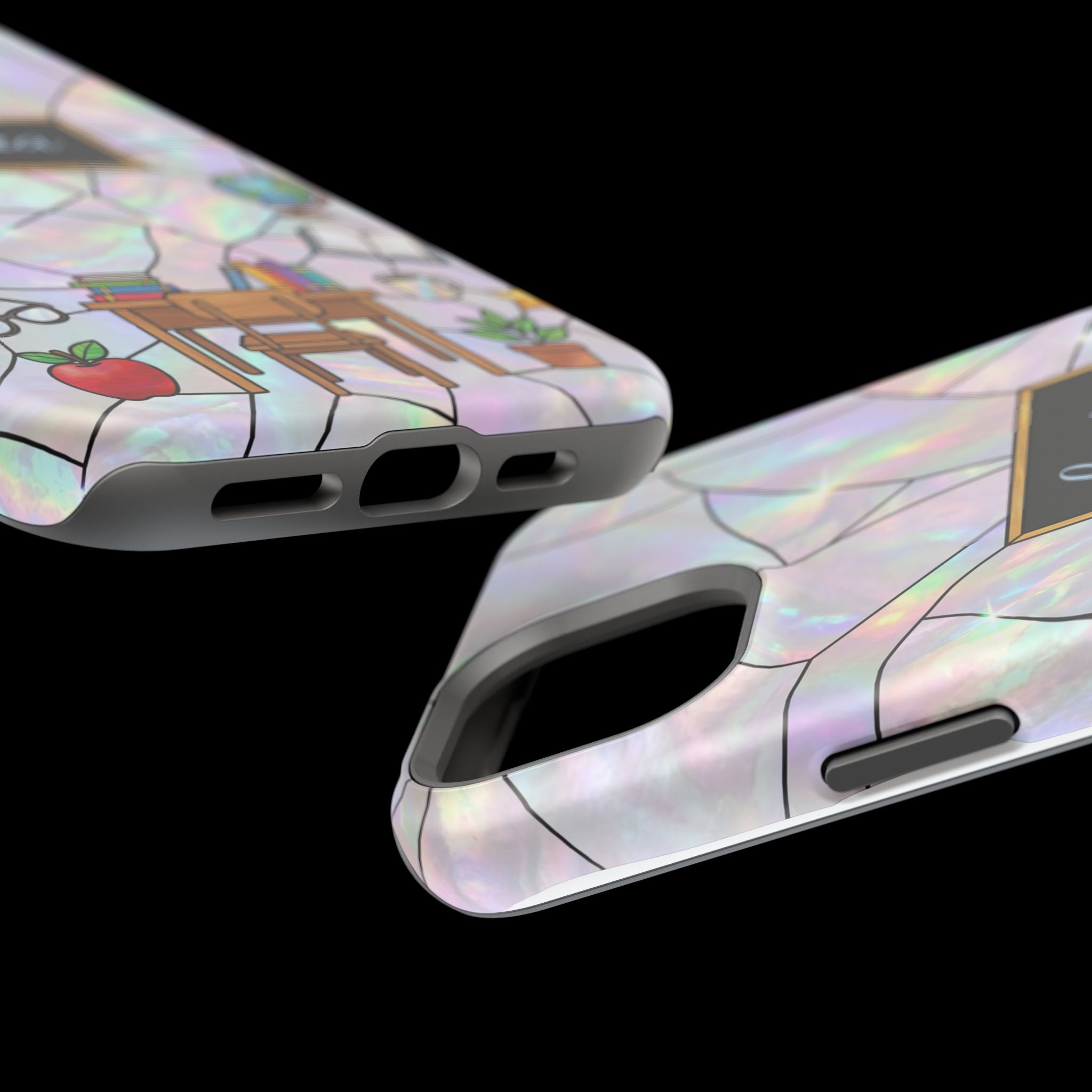 Personalized Teacher Phone Case — Impact-Resistant Wireless Charging Cover