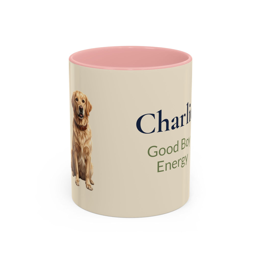 Personalized Golden Retriever Mug | Custom Name & Message Dog Mom Dad Coffee Mug