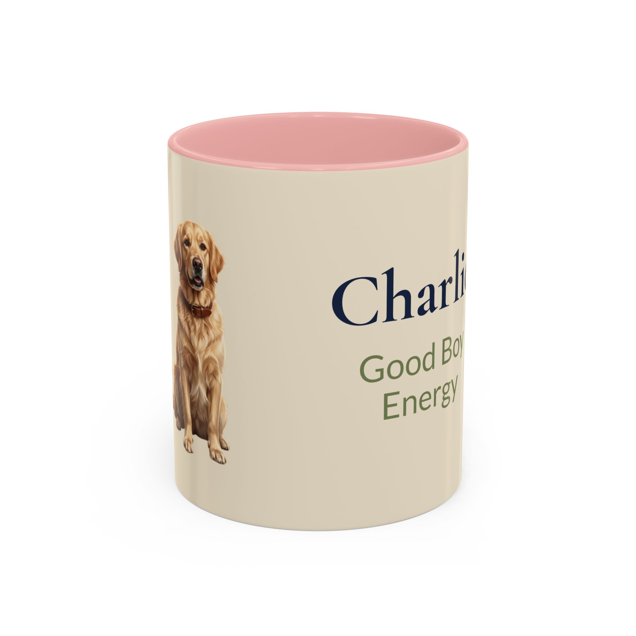 Personalized Golden Retriever Mug | Custom Name & Message Dog Mom Dad Coffee Mug