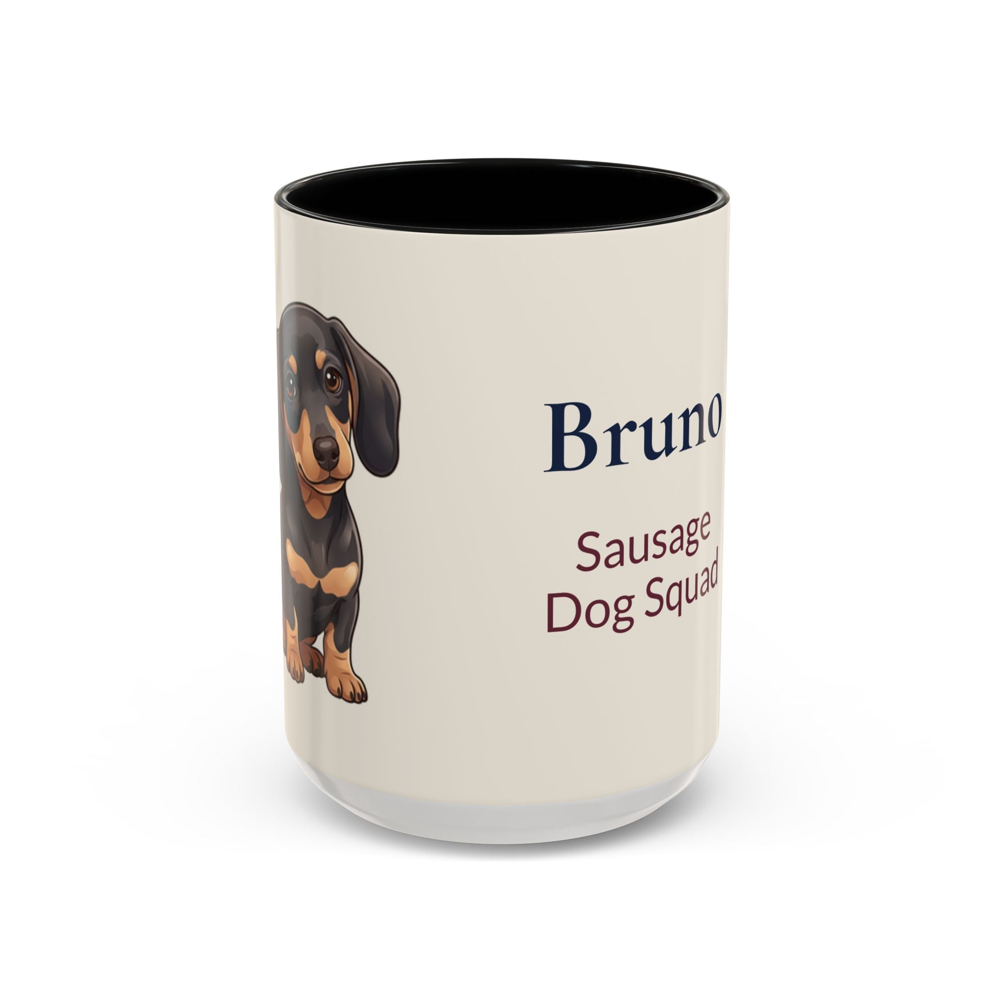 Personalized Dachshund Mug | Custom Name Coffee Mug | Sausage Dog Gift | Wiener Dog Lover