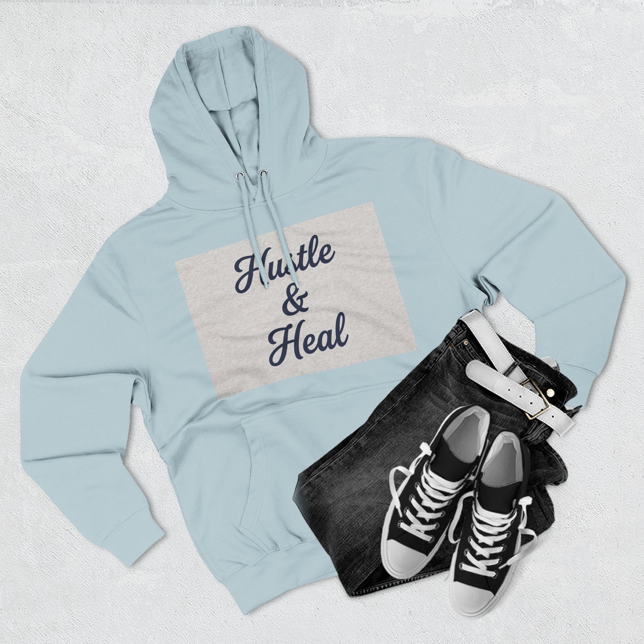 Hustle and Heal Nurse Hoodie — Unisex Comfortable Pullover for Passionate Nurses and Medical Workers