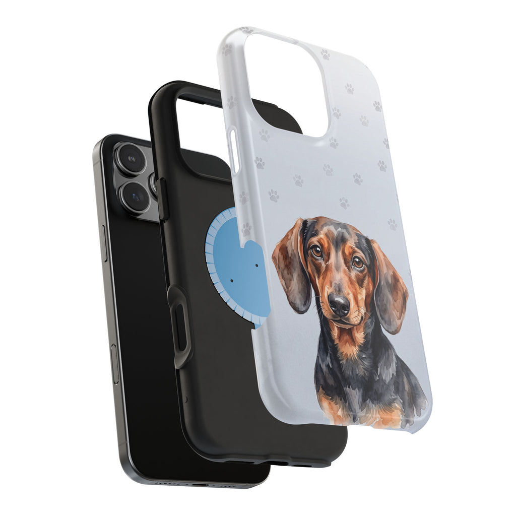 Dachshund Phone Case — Impact-Resistant Wireless Charging Cover
