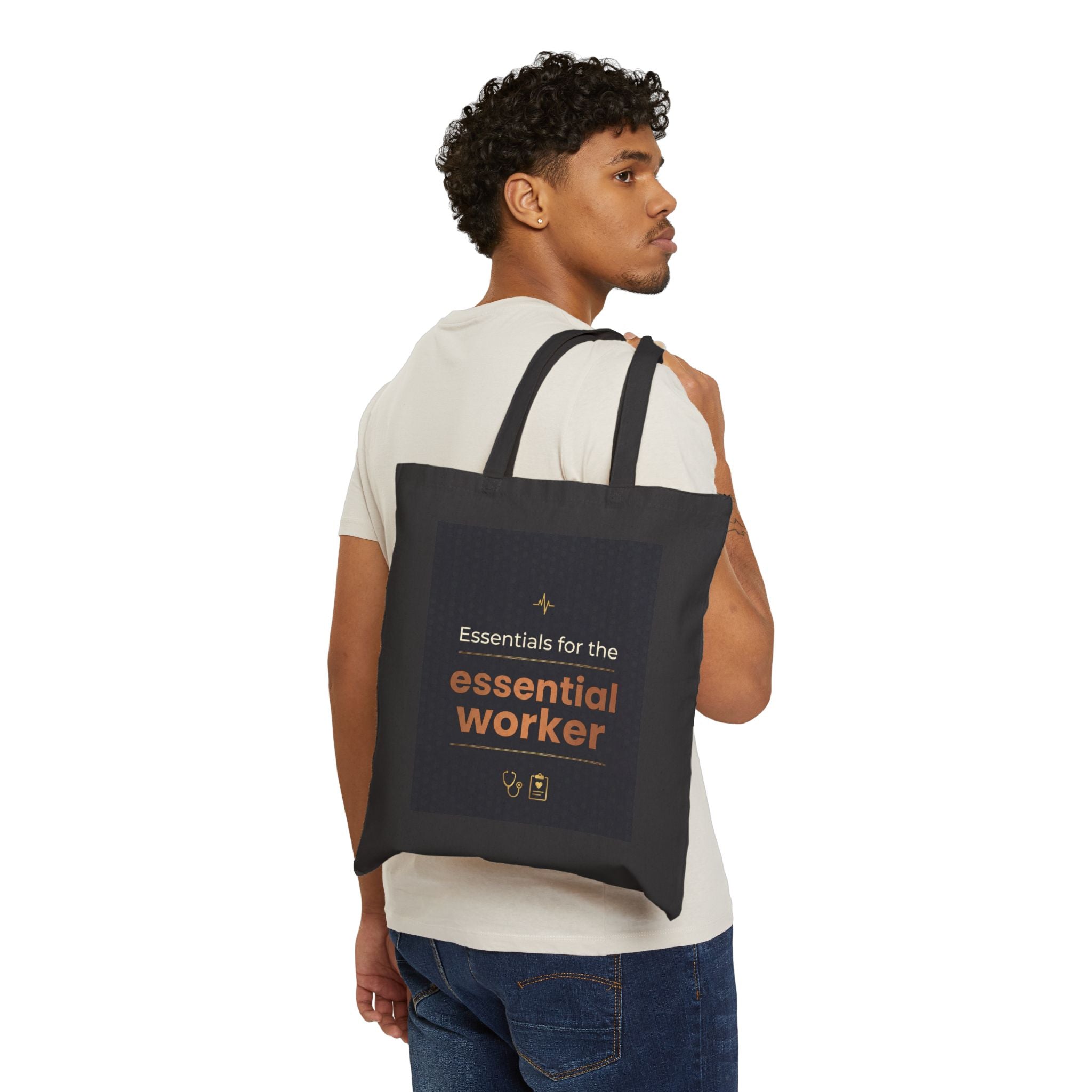 Nurse Tote Bag – Essentials for the essential worker – Cotton Canvas Tote Bag for Nurses