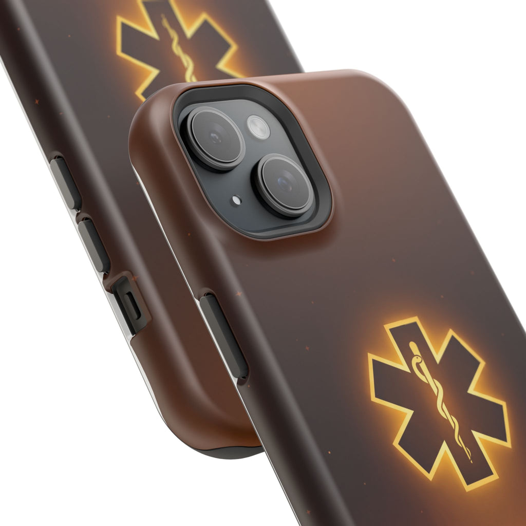 Paramedic/EMT Skyline Phone Case — Magnetic Wireless Charging Cover
