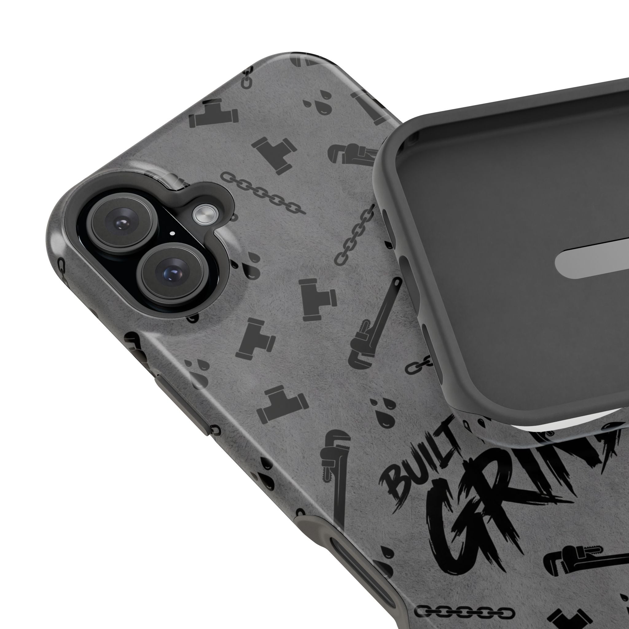 Built for the Grind Phone Case — Plumber Tools Wireless Charging Cover