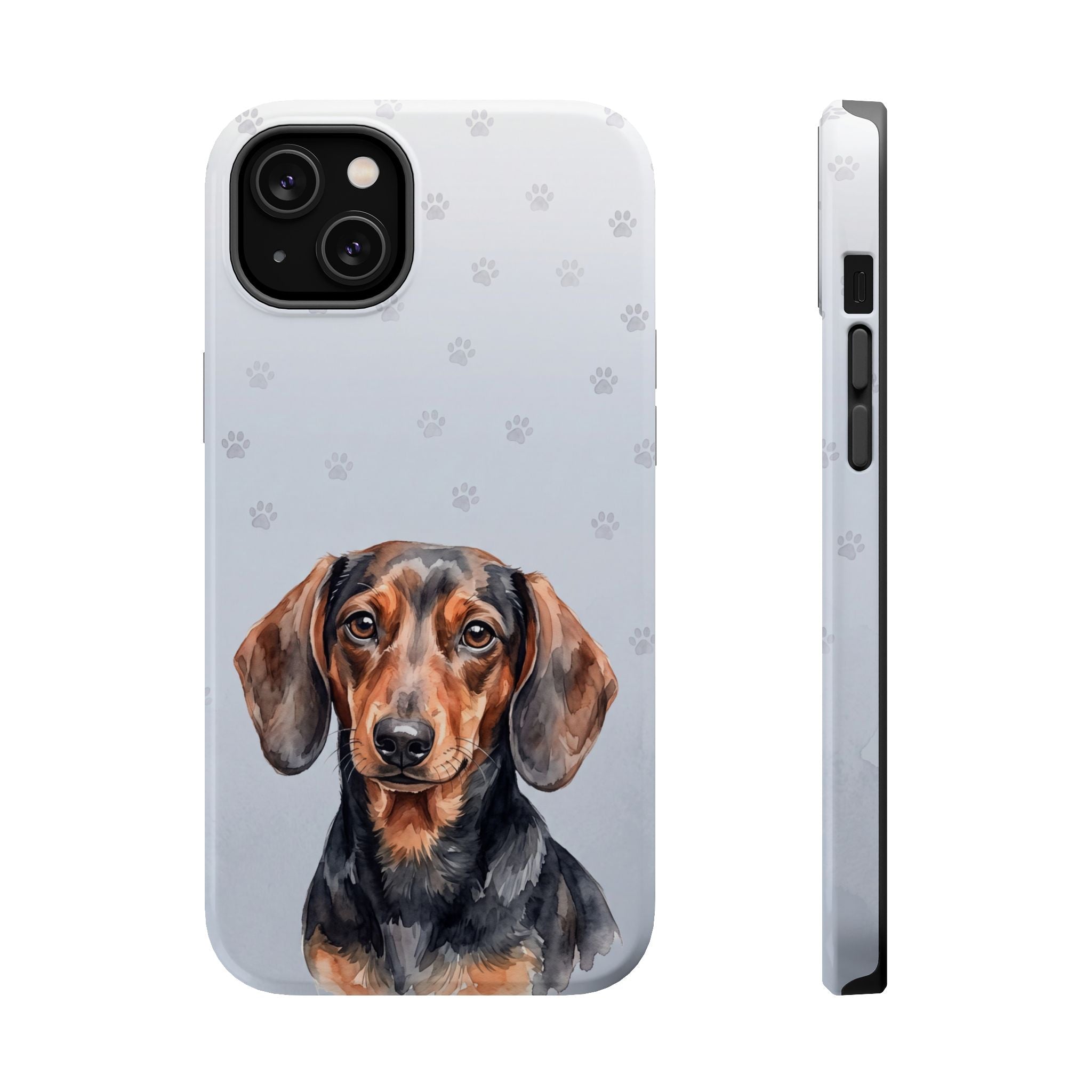 Dachshund Phone Case — Impact-Resistant Wireless Charging Cover