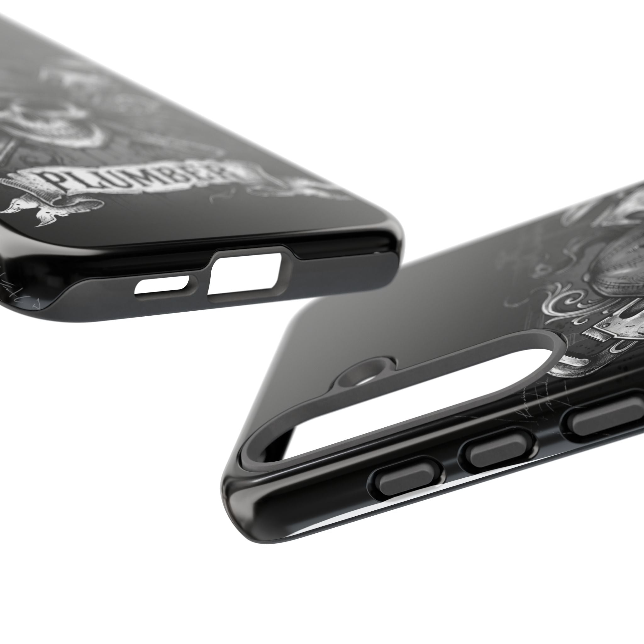Gothic Skull Plumber Phone Case - Samsung & iPhone Series