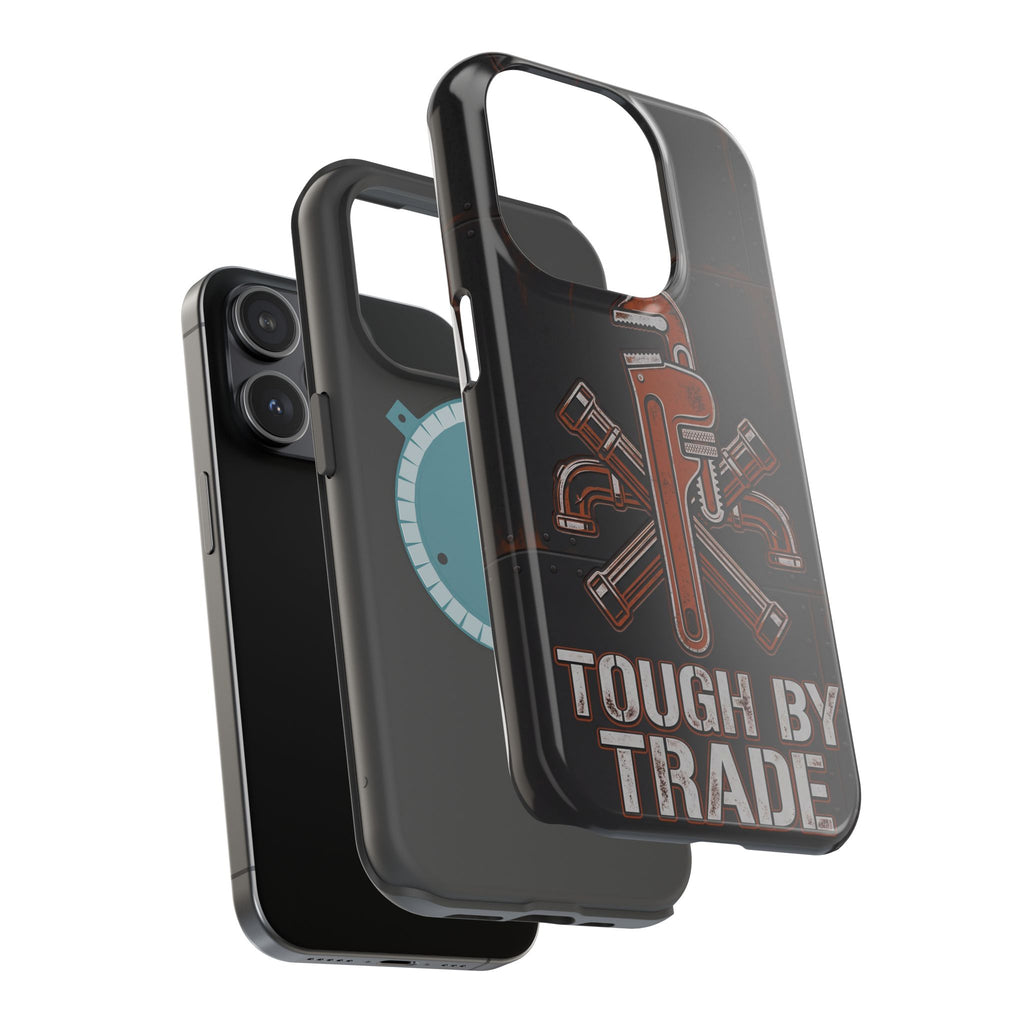 Tough By Trade Phone Case — Crossed Wrenches Wireless Charging Cover