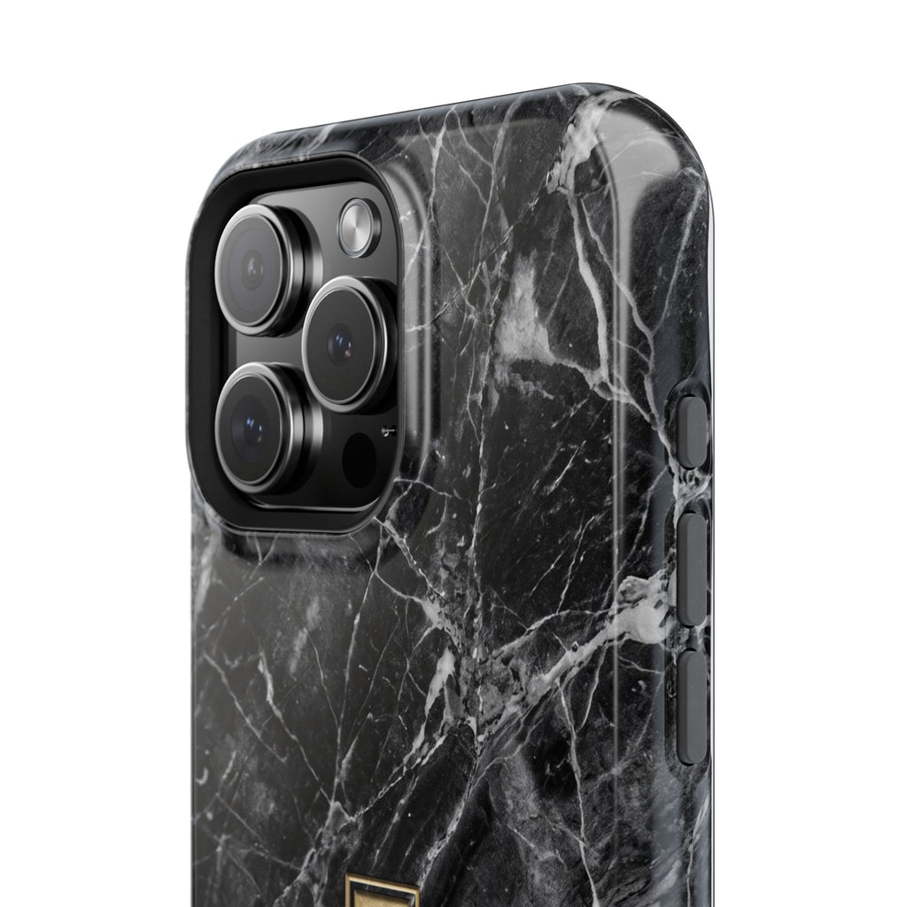 Paramedic/EMT Marble Phone Case — Magnetic Wireless Charging Cover