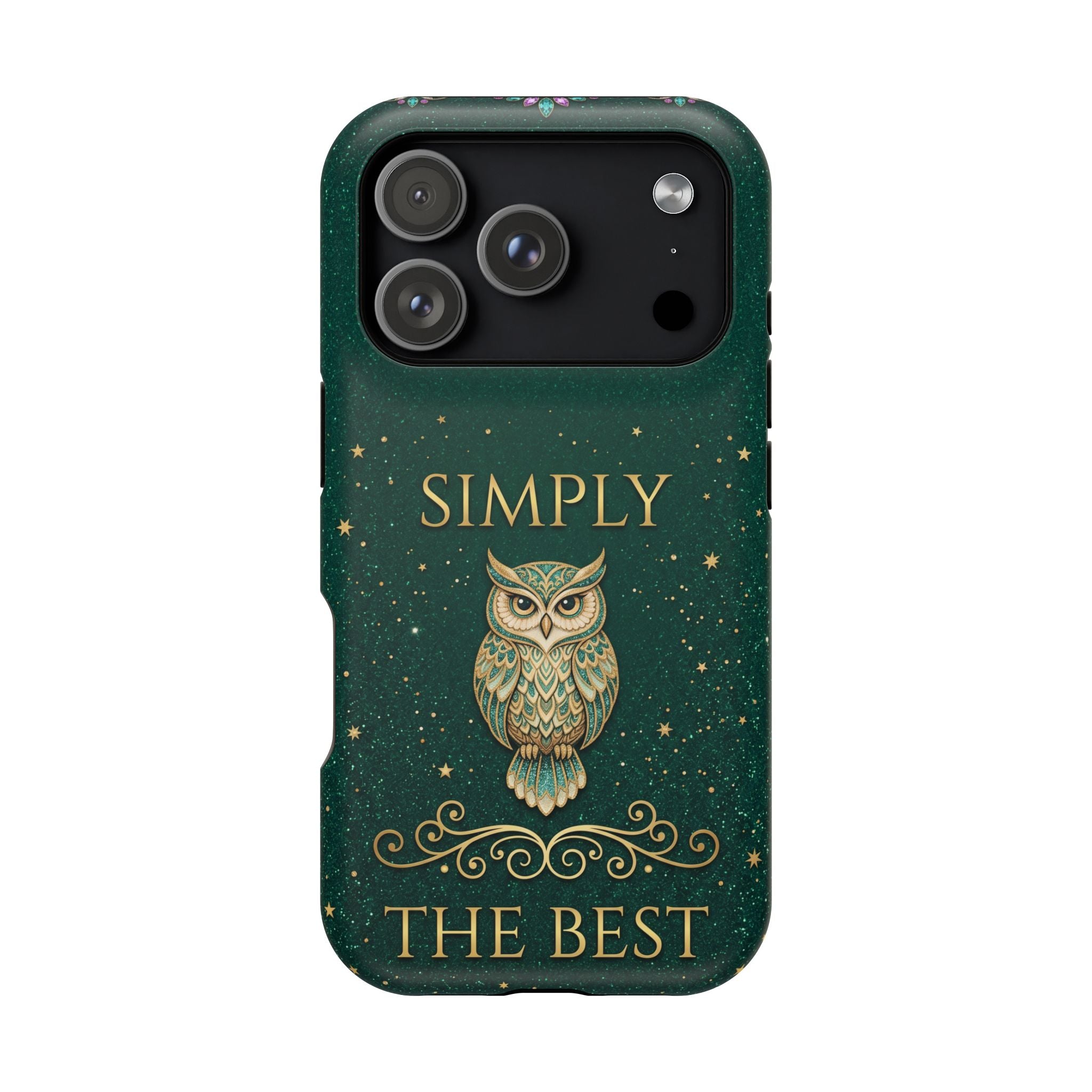 Simply The Best Wise Owl Phone Case — Wireless Charging Cover