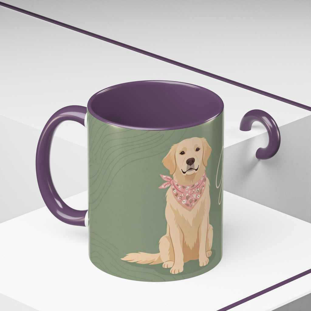 Golden Mom Mug | Golden Retriever Lover Gift | Cute Dog Mom Coffee Mug