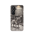 Personalized French Bulldog Vintage Street Phone Case — Wireless Charging Cover