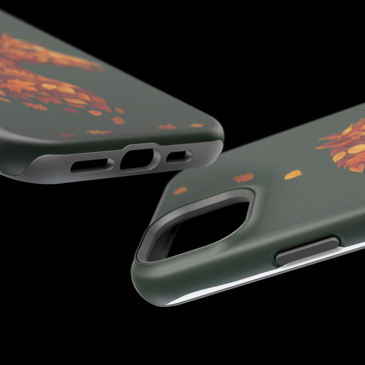 Autumn Leaves Horse Phone Case — Tough Magnetic Case with Wireless Charging