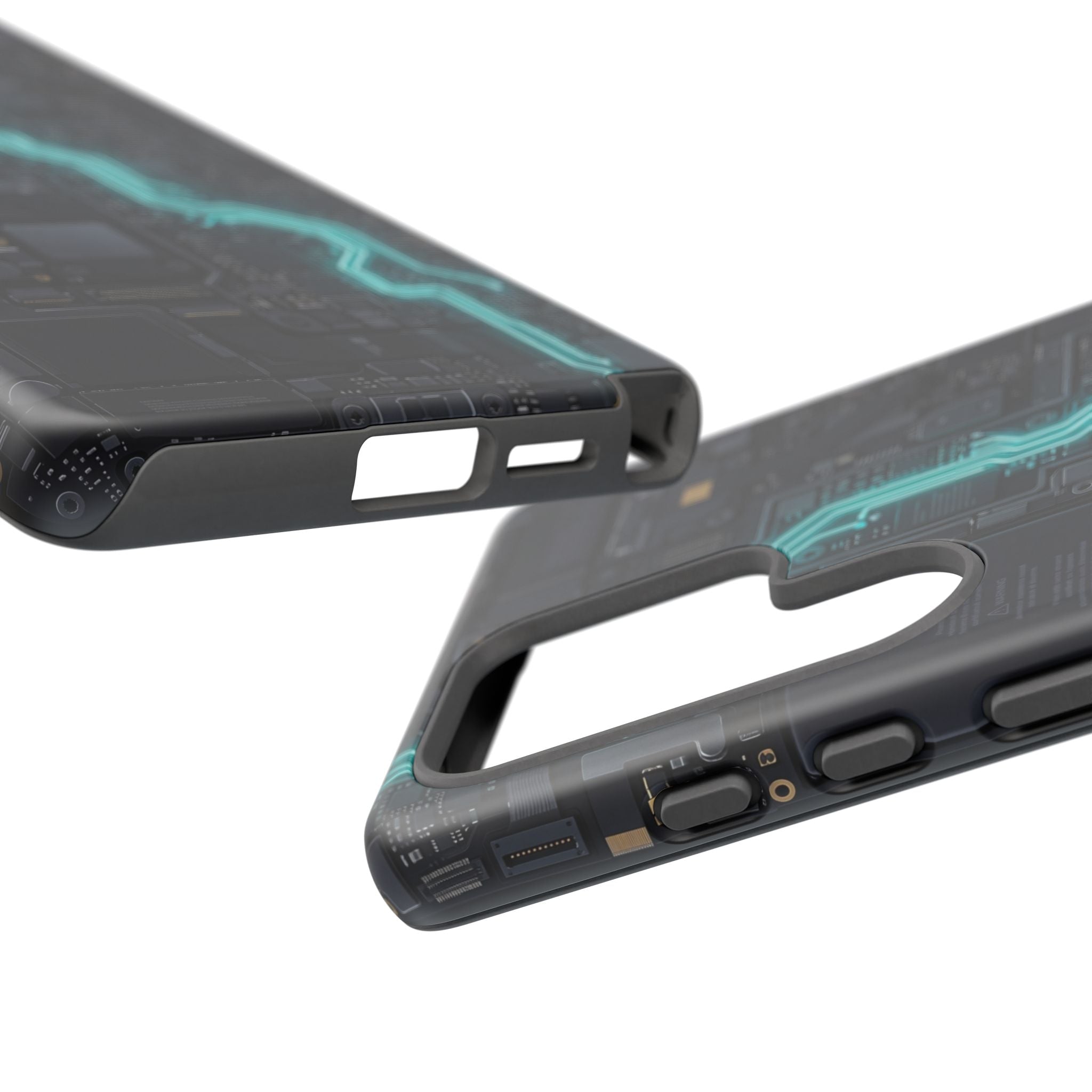 Electrician Cyan Circuit Phone Case - Samsung & iPhone Series