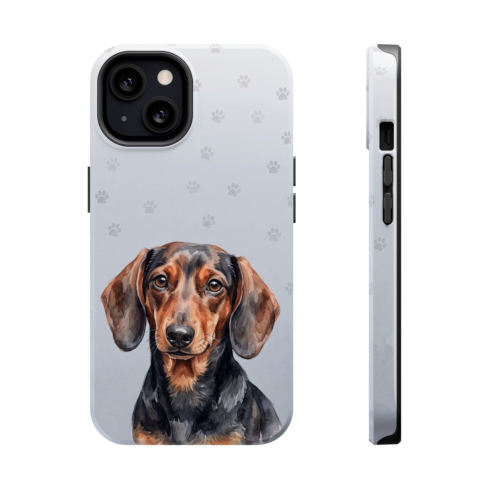 Dachshund Phone Case — Impact-Resistant Wireless Charging Cover
