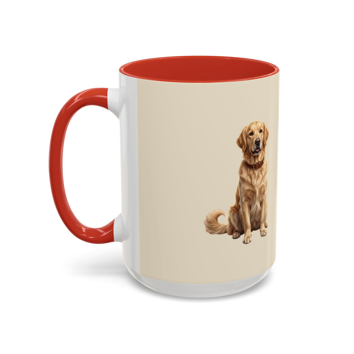 Personalized Golden Retriever Mug | Custom Name & Message Dog Mom Dad Coffee Mug