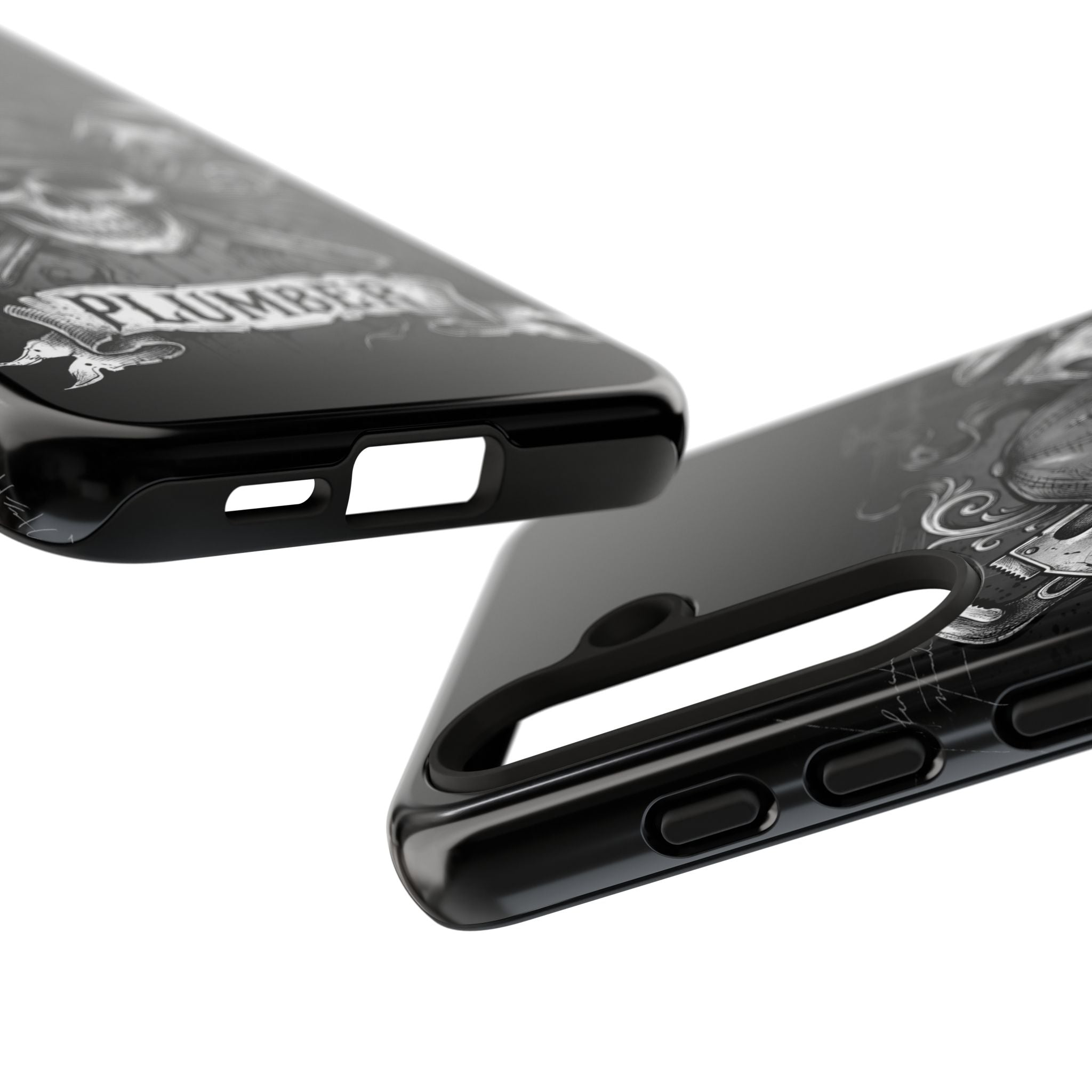 Gothic Skull Plumber Phone Case - Samsung & iPhone Series