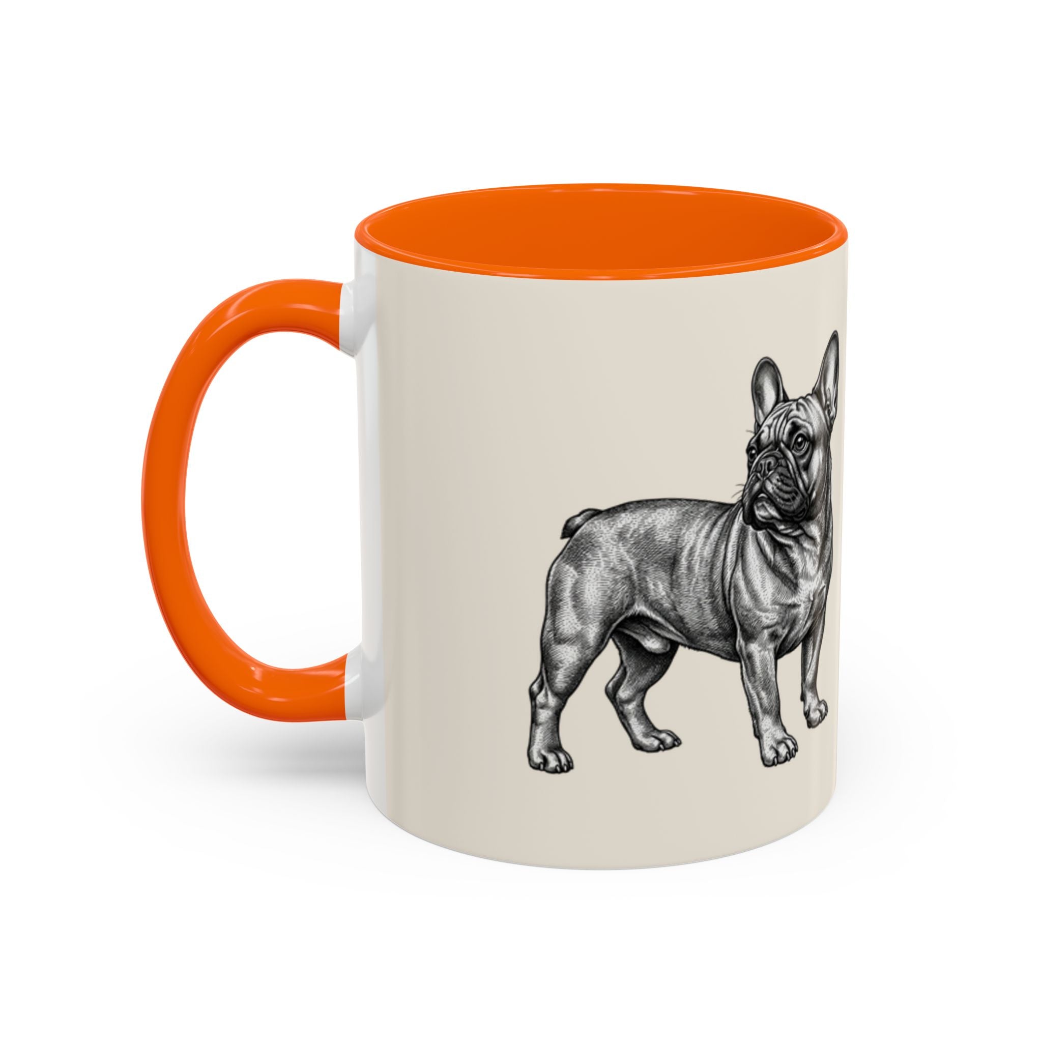 Personalized Frenchie Mug – Custom Name Coffee Mug – French Bulldog Lover Gift