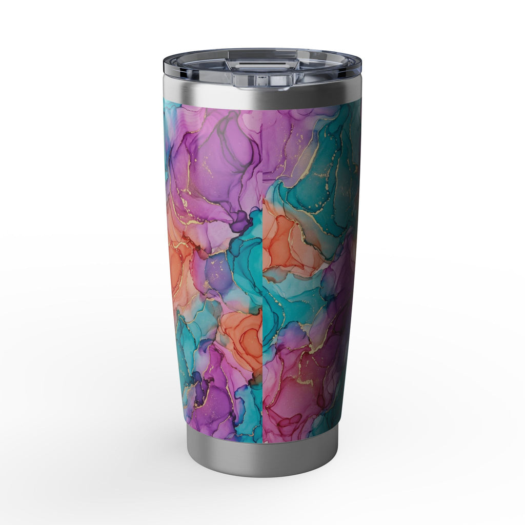 Horse Tumbler | Alcohol Ink Art — 20 oz Stainless Travel Mug