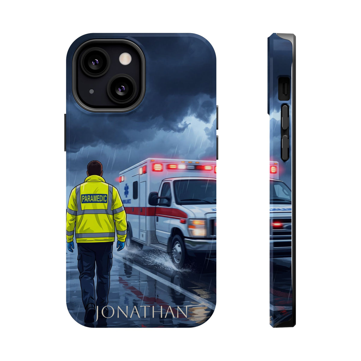 Personalized EMS Storm Phone Case — Wireless Charging Cover