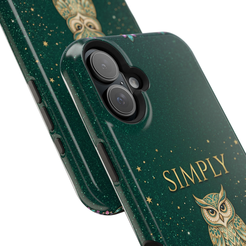 Simply The Best Wise Owl Phone Case — Wireless Charging Cover