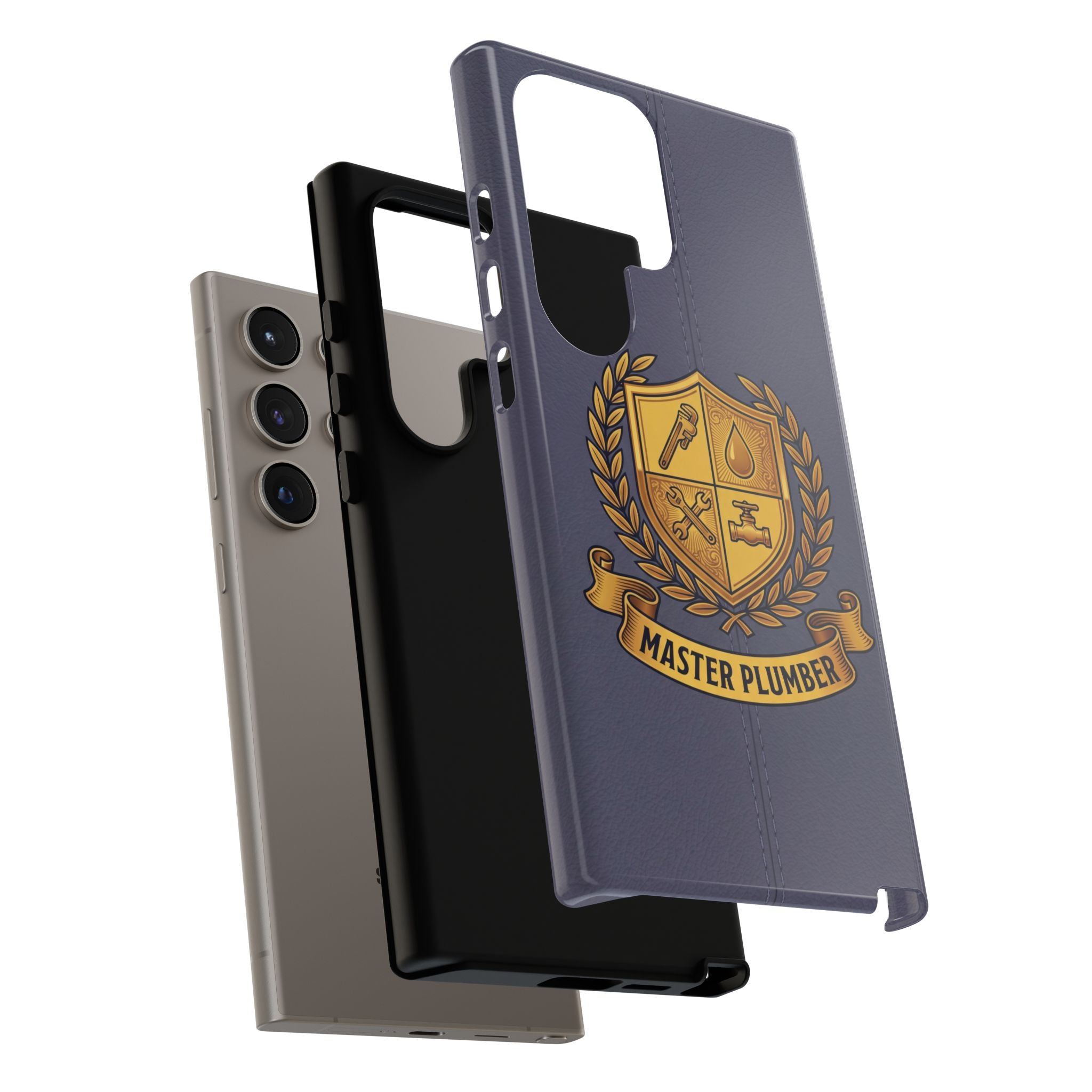 Master Plumber Slate Crest Phone Case - Samsung & iPhone Series
