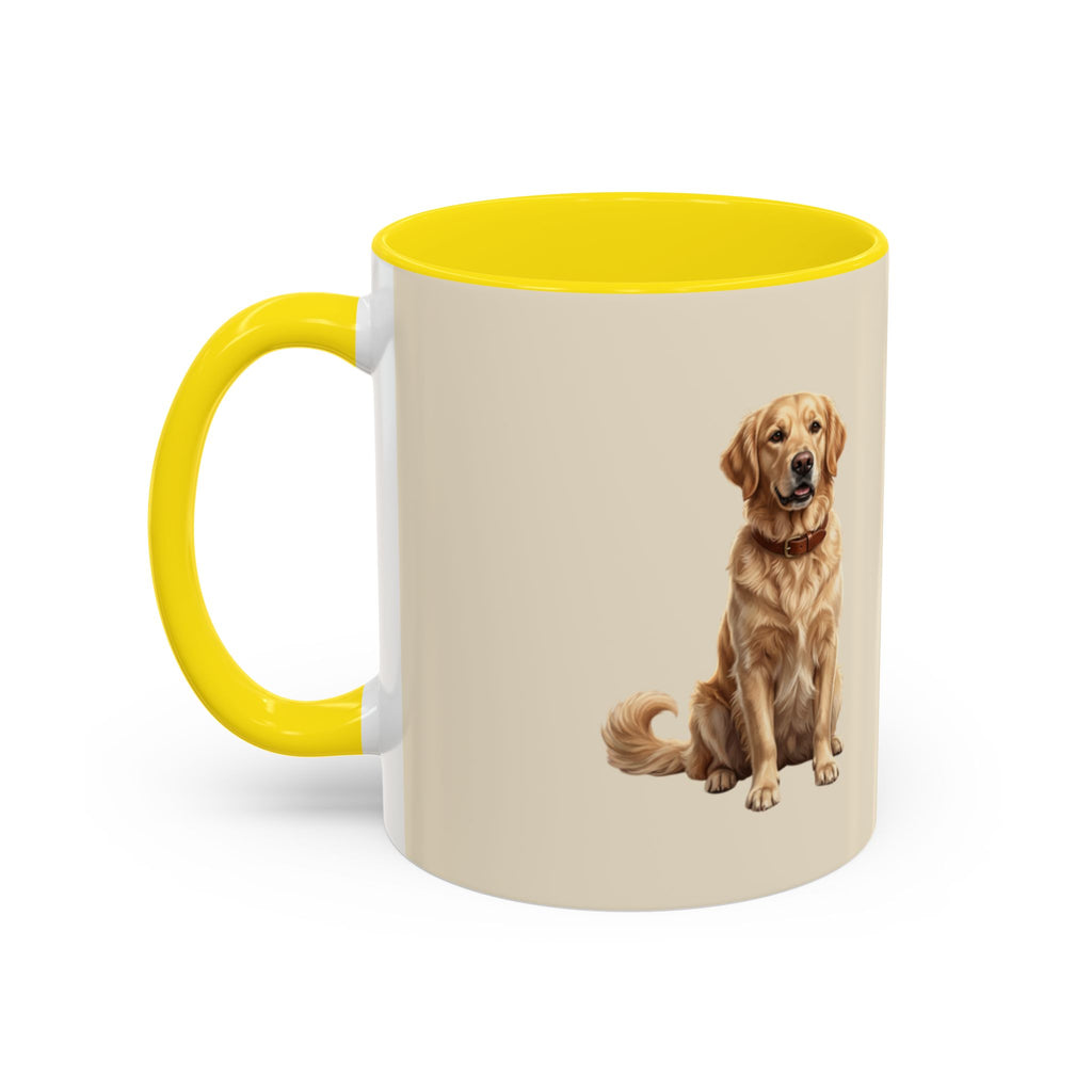 Personalized Golden Retriever Mug | Custom Name & Message Dog Mom Dad Coffee Mug