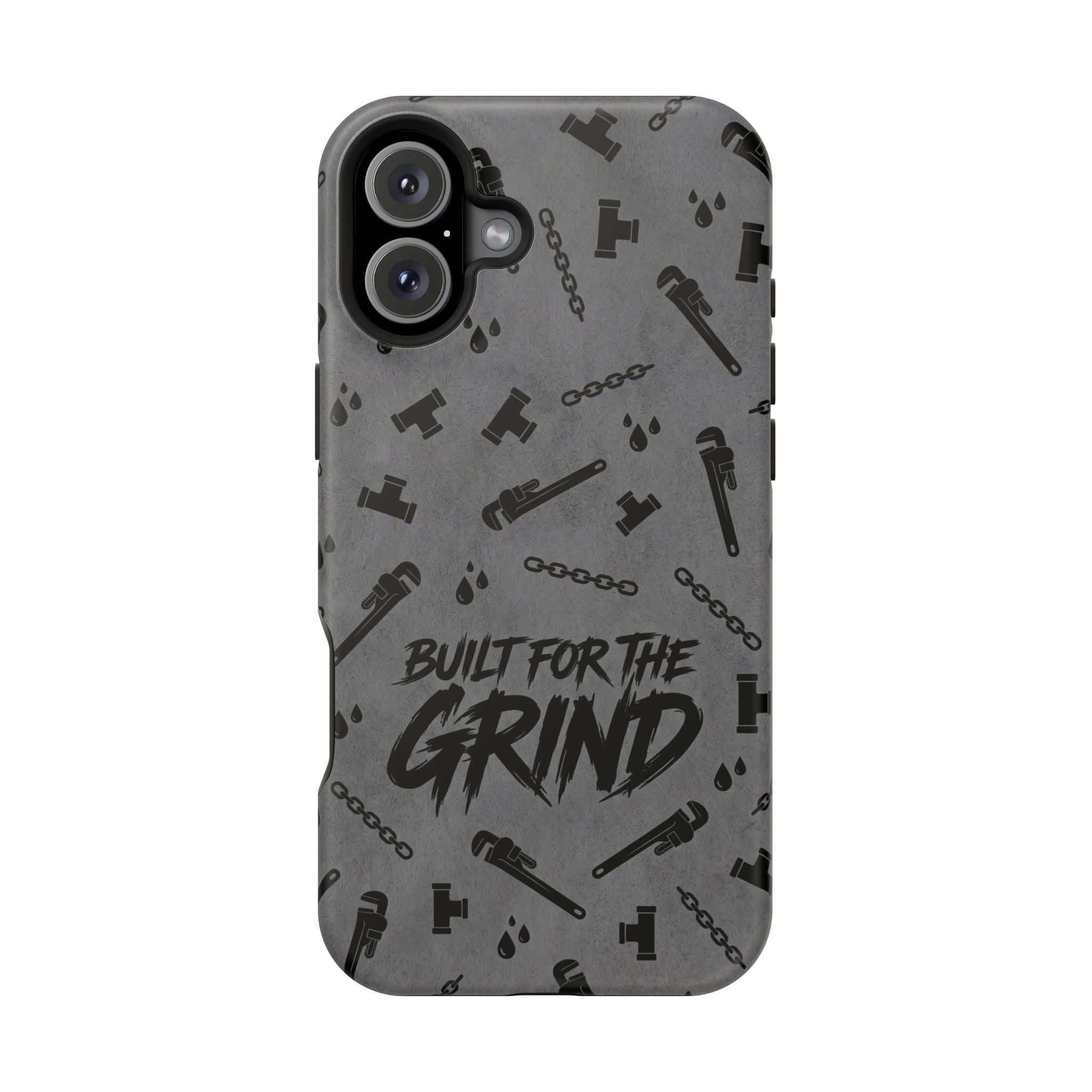 Built for the Grind Phone Case — Plumber Tools Wireless Charging Cover