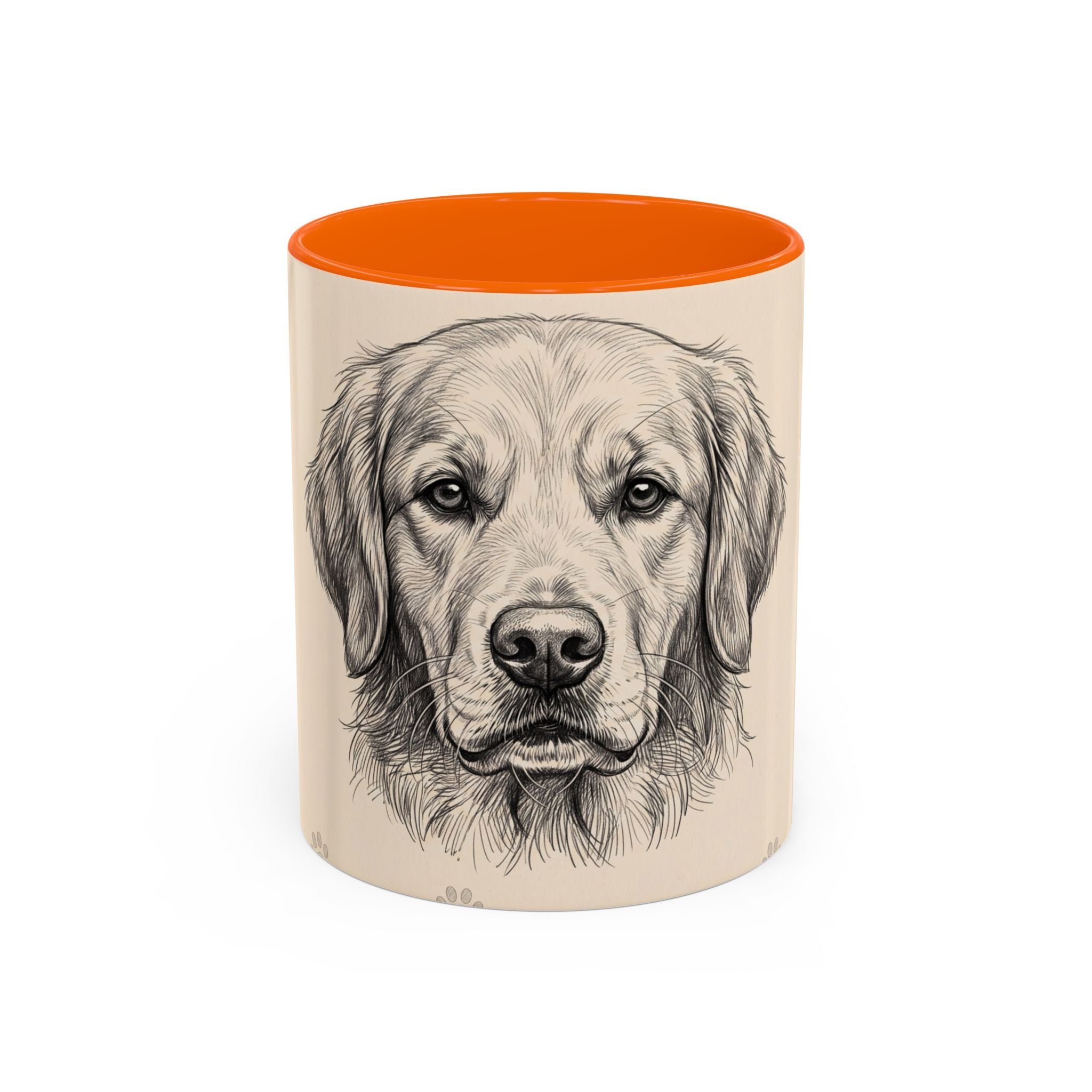 Golden Retriever Sketch Mug | Golden Retriever Lover Gift | Pencil Art Dog Coffee Mug