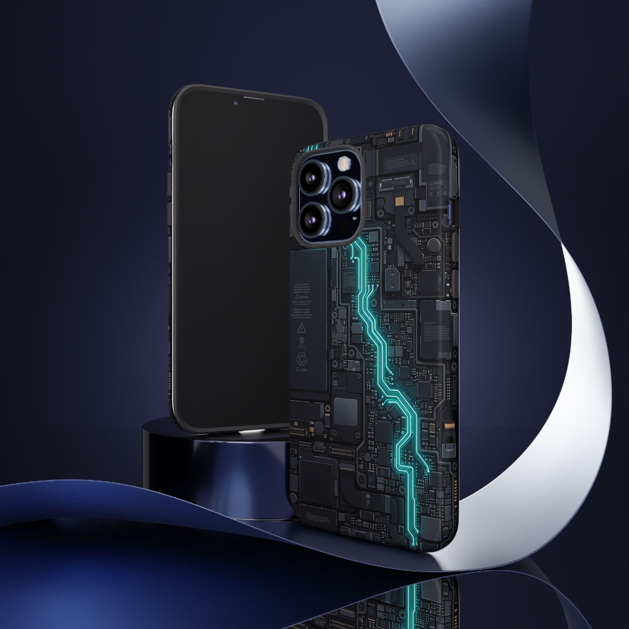 Electrician Cyan Circuit Phone Case - Samsung & iPhone Series