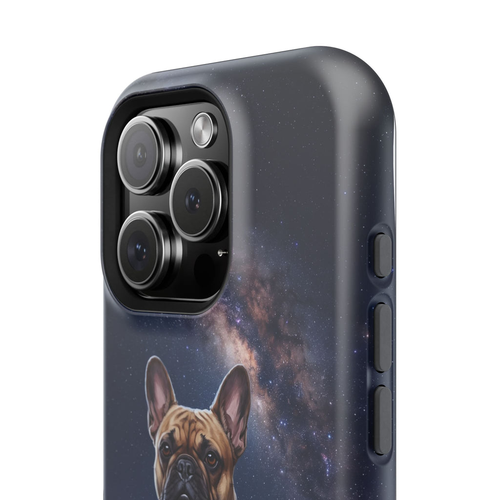 Personalized French Bulldog Starry Night Sky Phone Case — Wireless Charging Cover