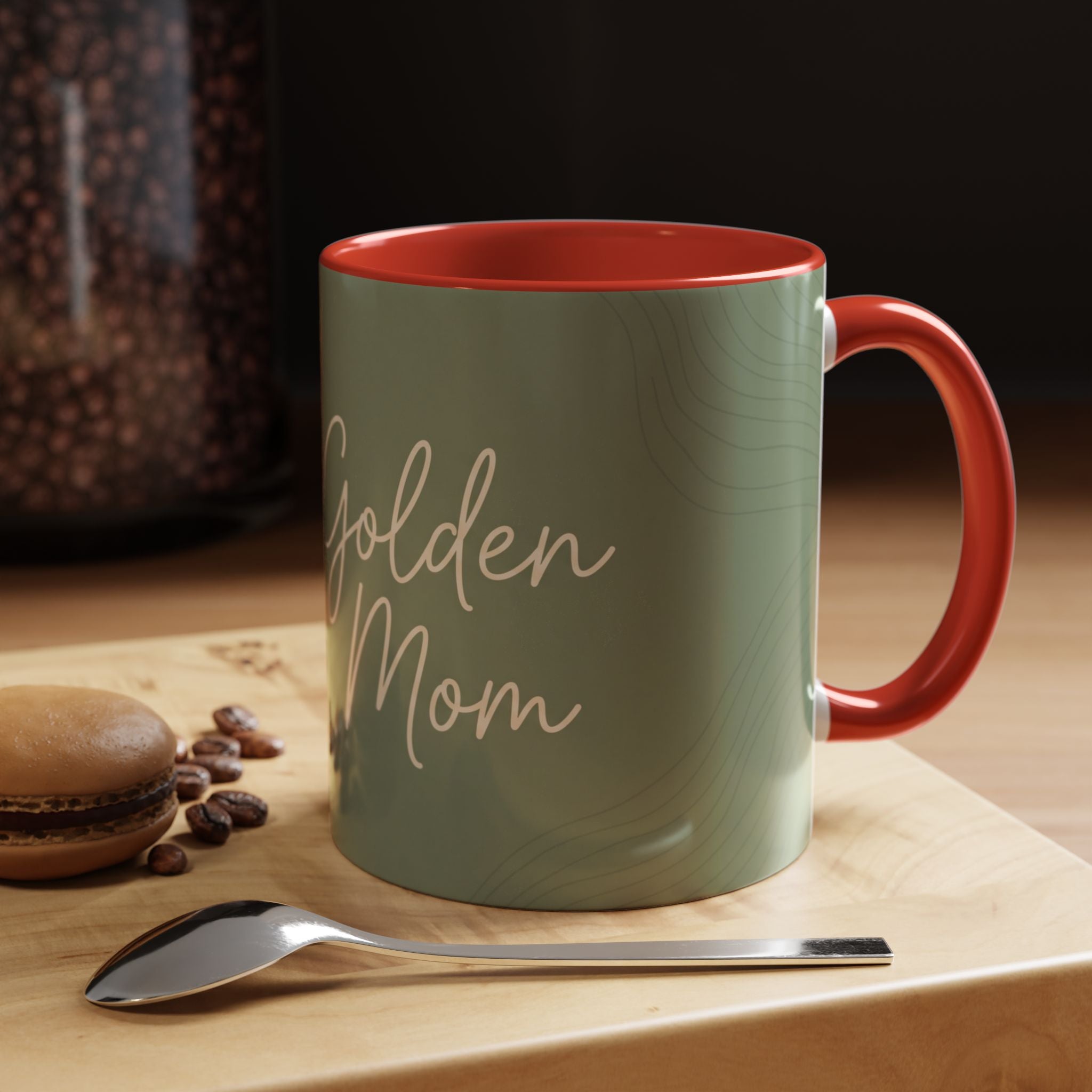 Golden Mom Mug | Golden Retriever Lover Gift | Cute Dog Mom Coffee Mug