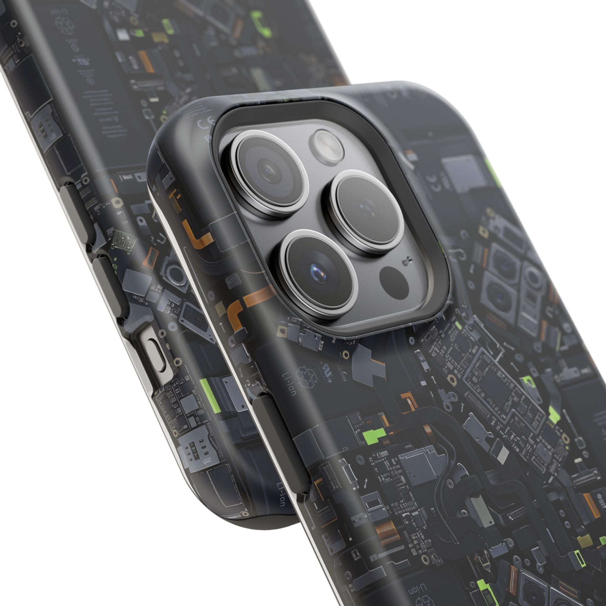Circuit Core Phone Case — Motherboard Print Wireless Charging Cover