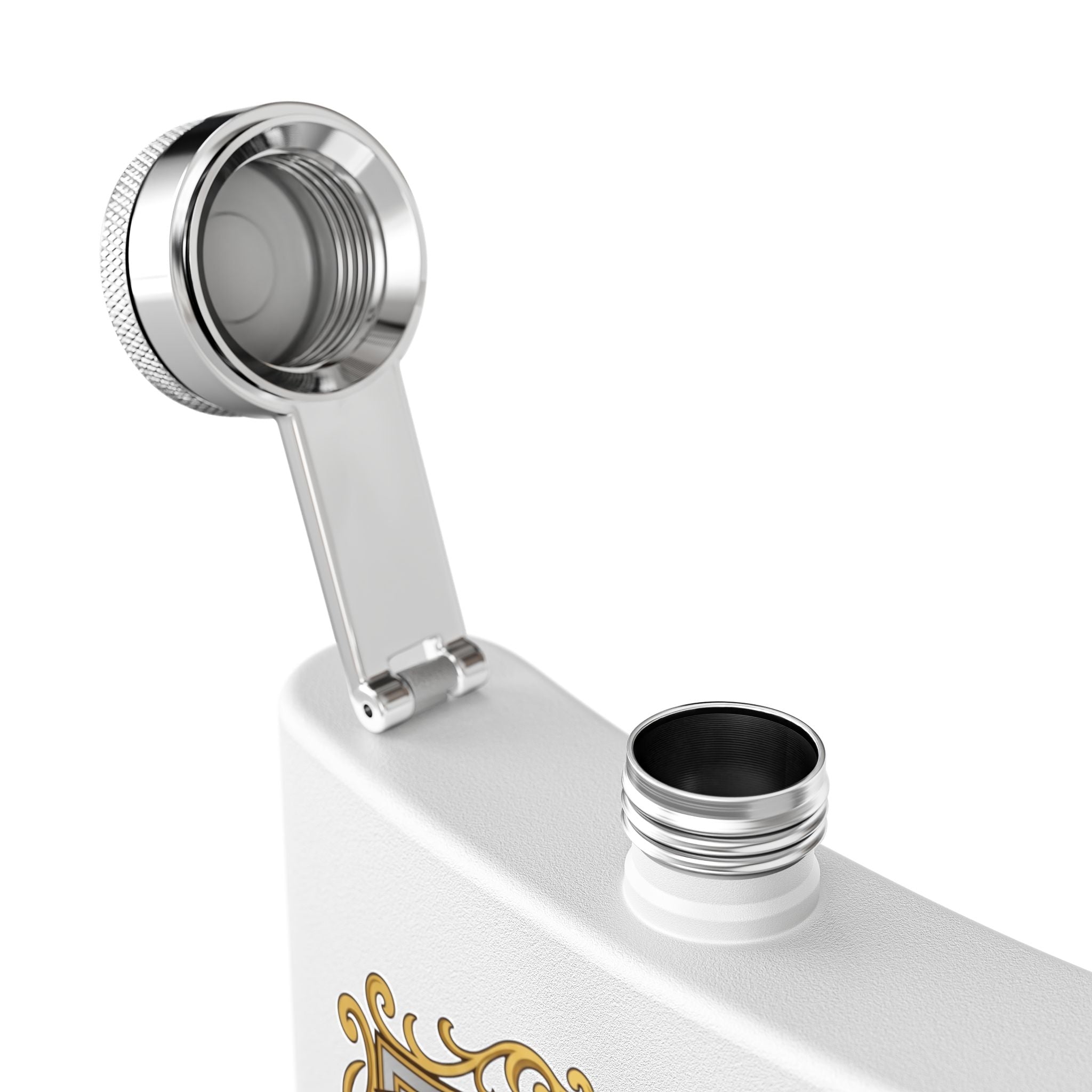 Flask — Foreman: Leads the Crew, Owns the Job" 6oz Stainless Steel Hip Flask