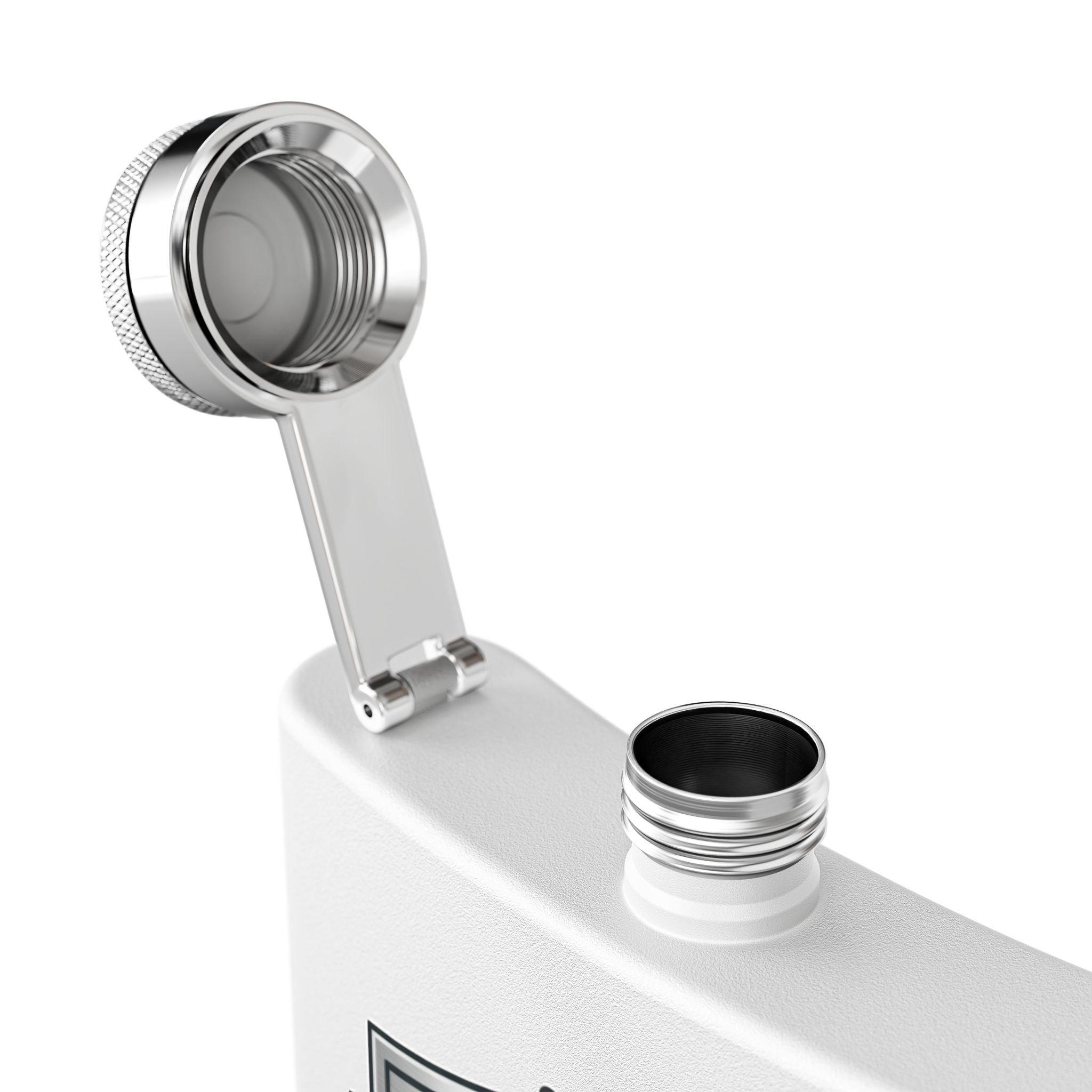 Flask — "Residential Electrician: Homes Powered by Me" (Shield Badge) 6oz Stainless Steel Hip Flask