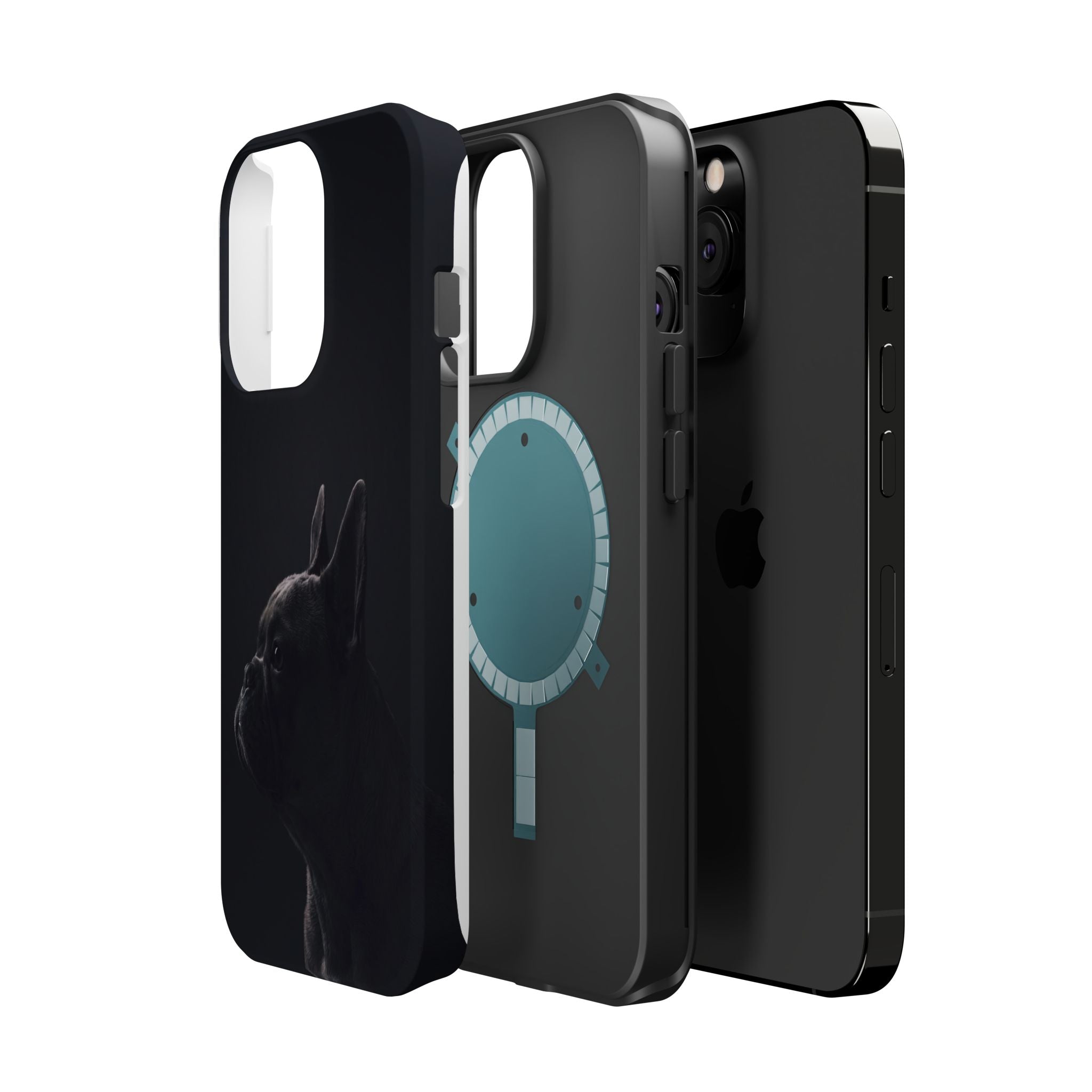 French Bulldog Phone Case — Impact-Resistant Wireless Charging Cover
