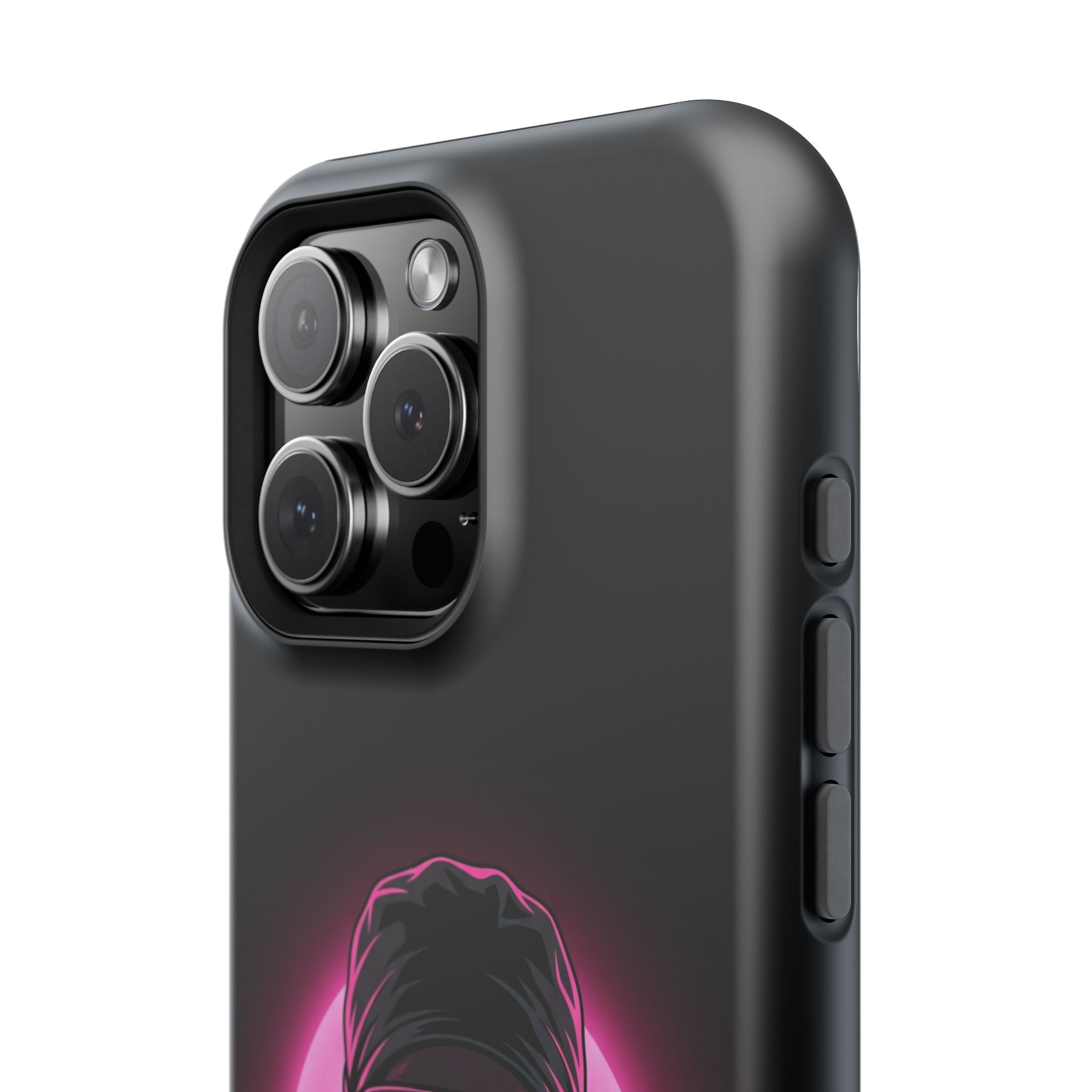 Nurse Portrait Phone Case — Navy Wireless Charging Cover