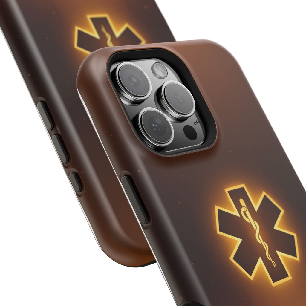 Paramedic/EMT Skyline Phone Case — Magnetic Wireless Charging Cover
