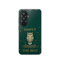 Simply The Best Wise Owl Phone Case — Wireless Charging Cover
