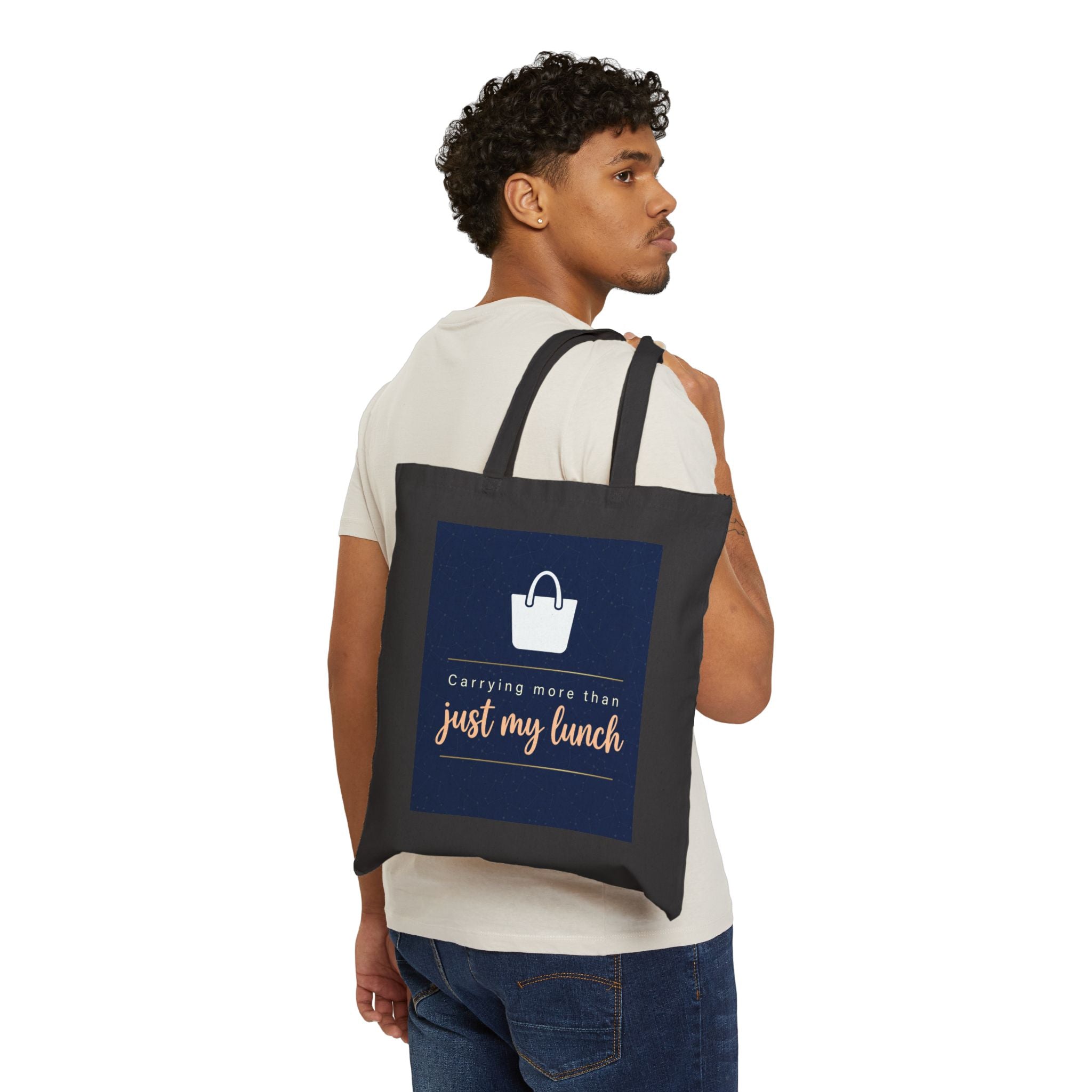 Nurse Tote Bag – Carrying more than just my lunch – Cotton Canvas Tote Bag for Nurses