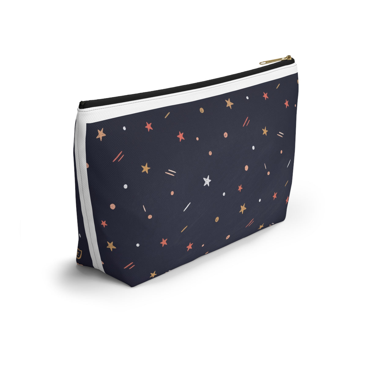 Teach Love Inspire Chalkboard Accessory Pouch — T-Bottom Zipper Bag